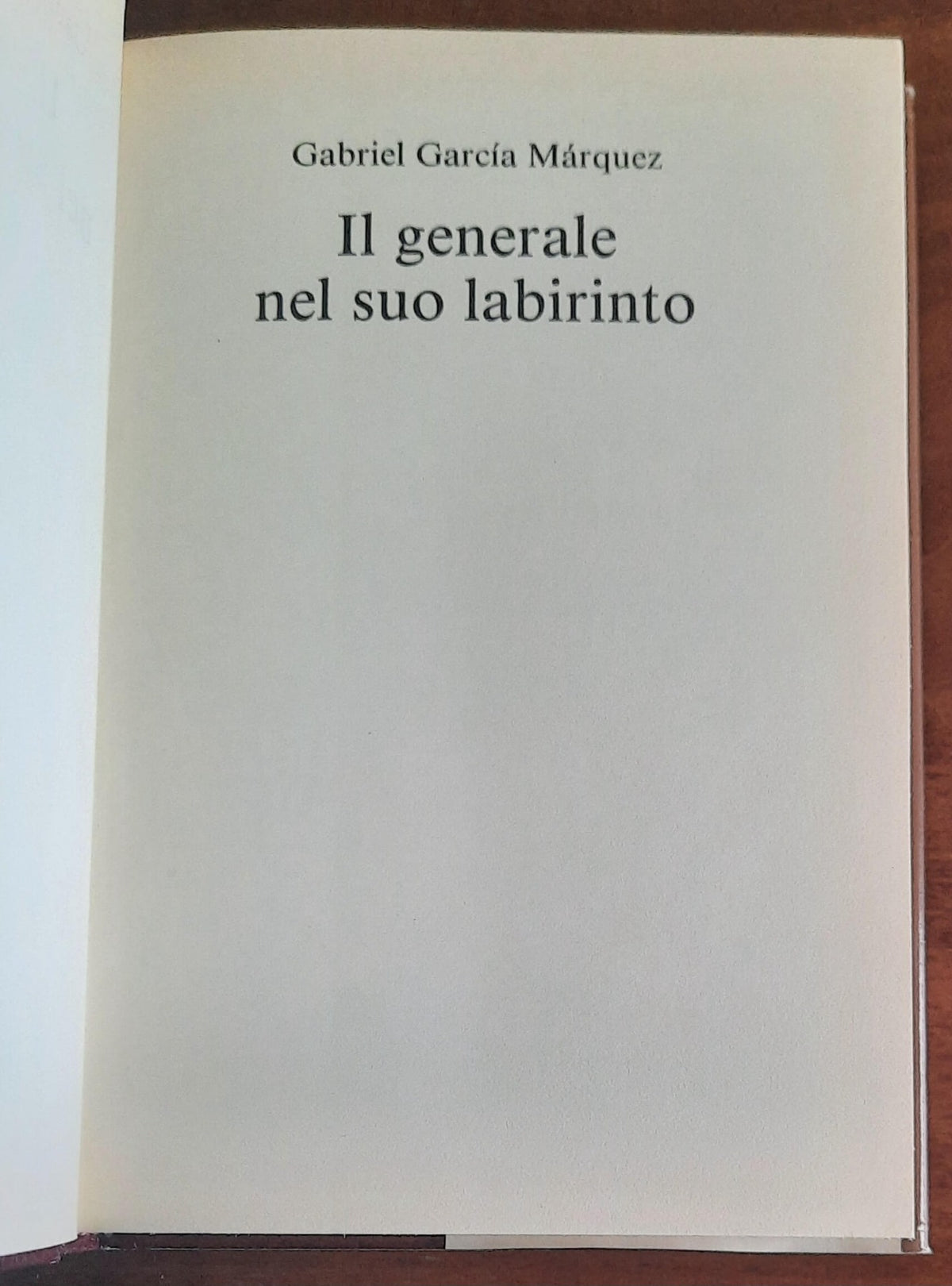 Il generale nel suo labirinto - di Gabriel García Márquez - CDE