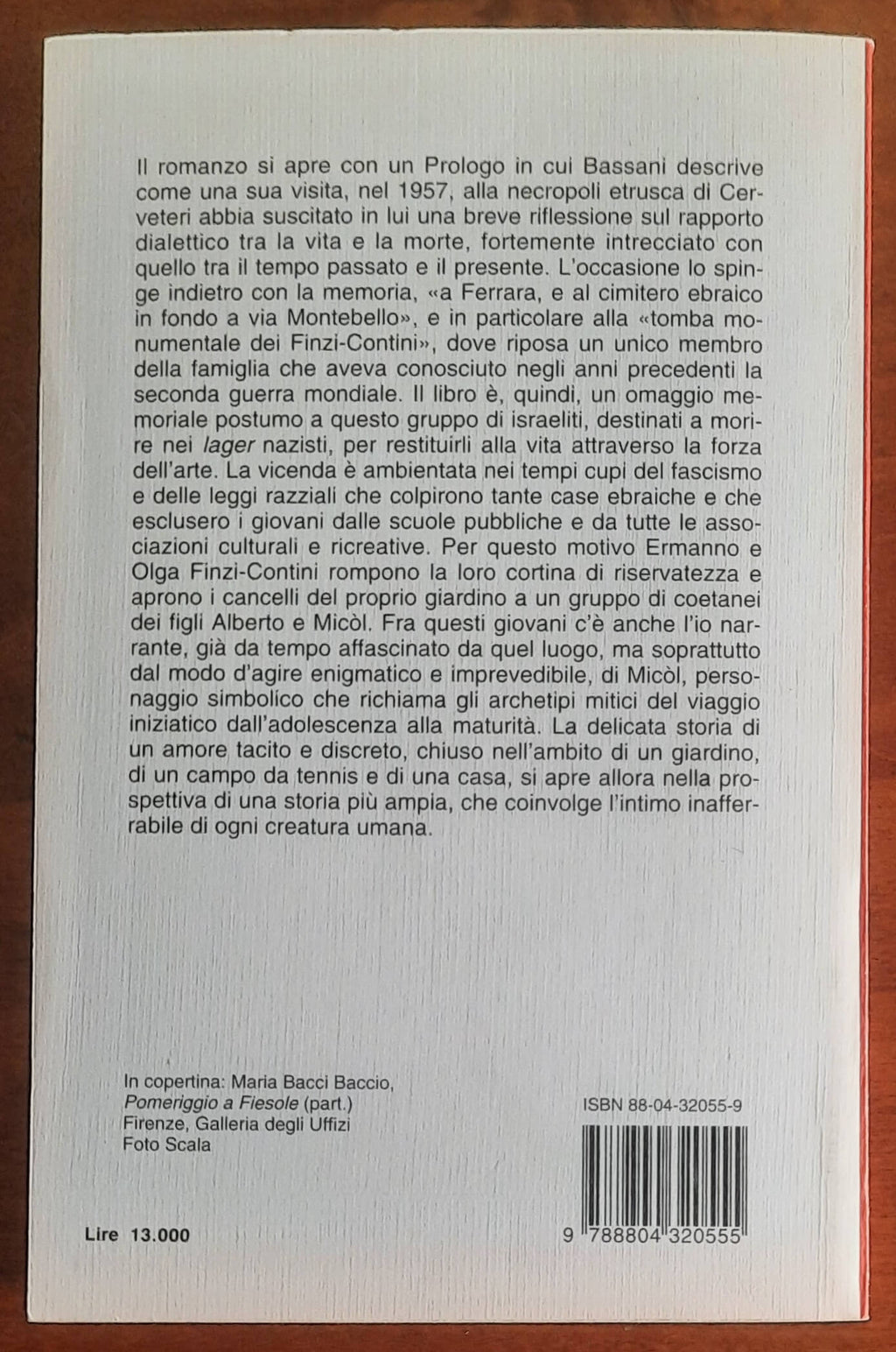 Il giardino dei Finzi Contini - di Giorgio Bassani - Mondadori Oscar