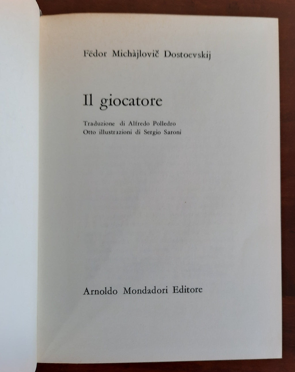 Il giocatore - Il duello - La sonata Kreutzer - Trittico Cecov - Tolstoj - Dostoevskij