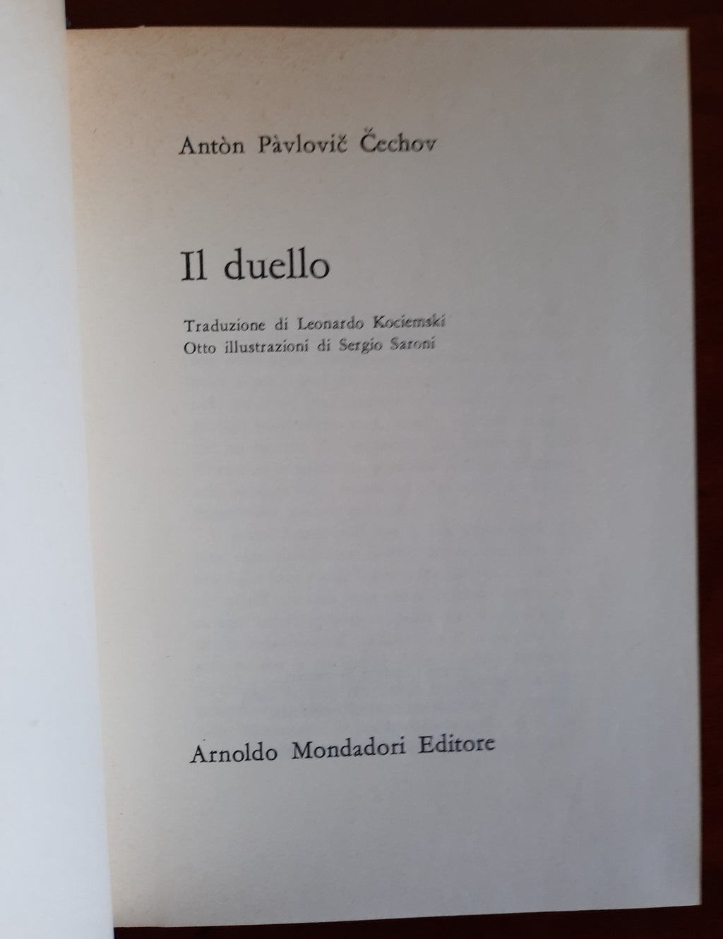 Il giocatore - Il duello - La sonata Kreutzer - Trittico Cecov - Tolstoj - Dostoevskij