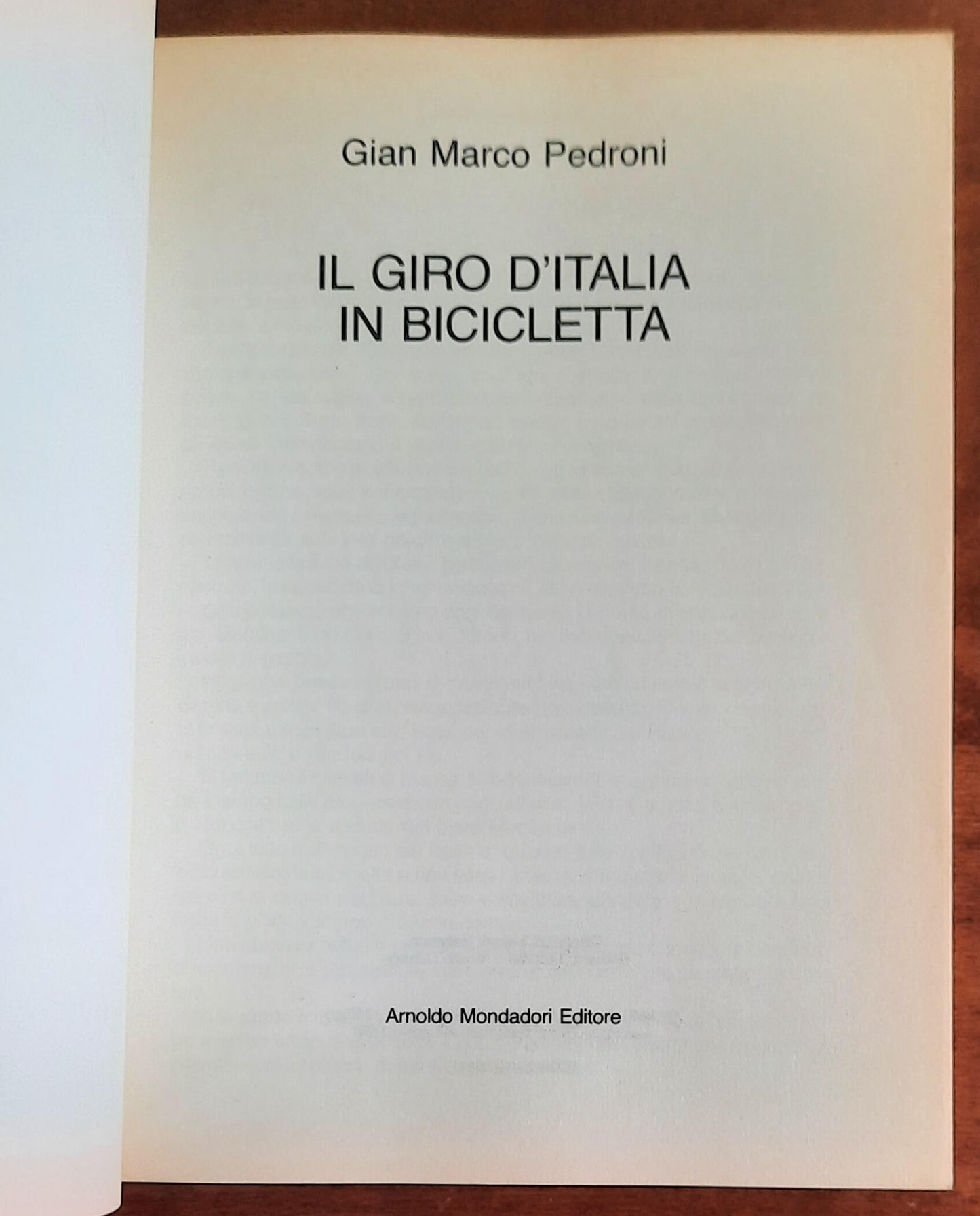 Il giro d’Italia in bicicletta - di G. Marco Pedroni