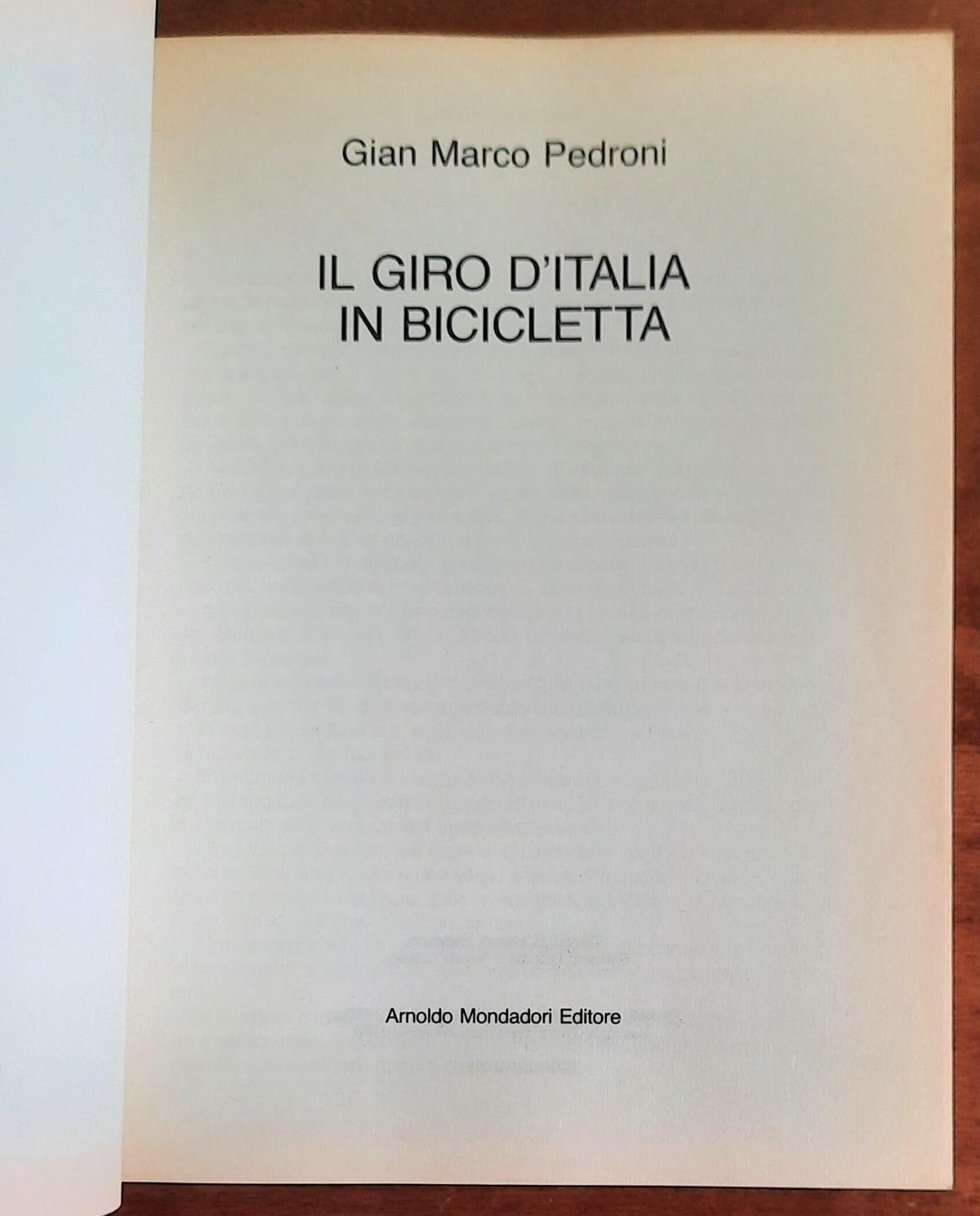 Il giro d’Italia in bicicletta - di G. Marco Pedroni