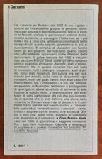 Il golpe fascista del 1922. Cronaca e storia della marcia su Roma