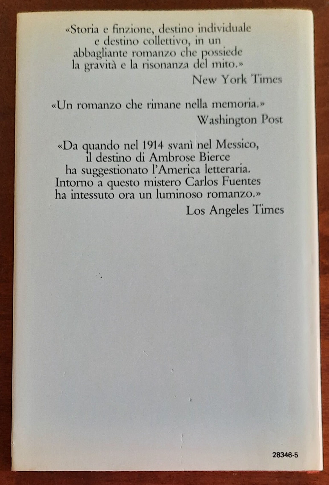 Il gringo vecchio - di Carlos Fuentes