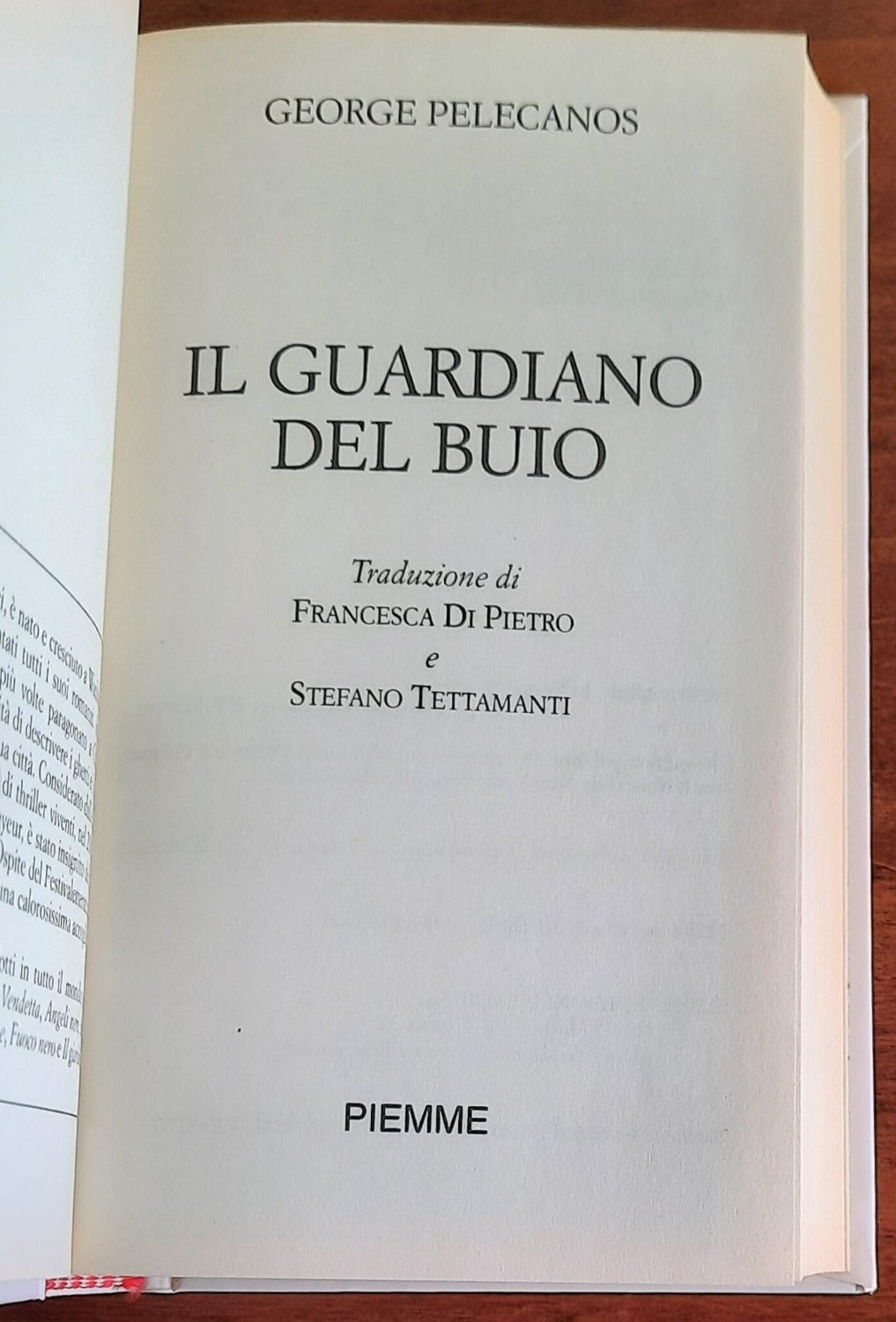 Il guardiano del buio - Piemme