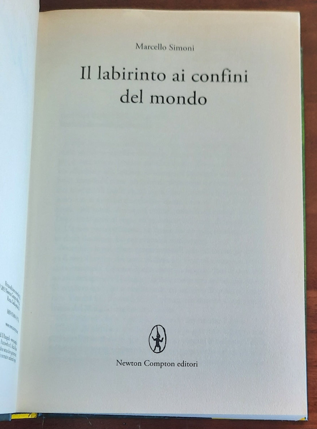 Il labirinto ai confini del mondo - di M.Simoni