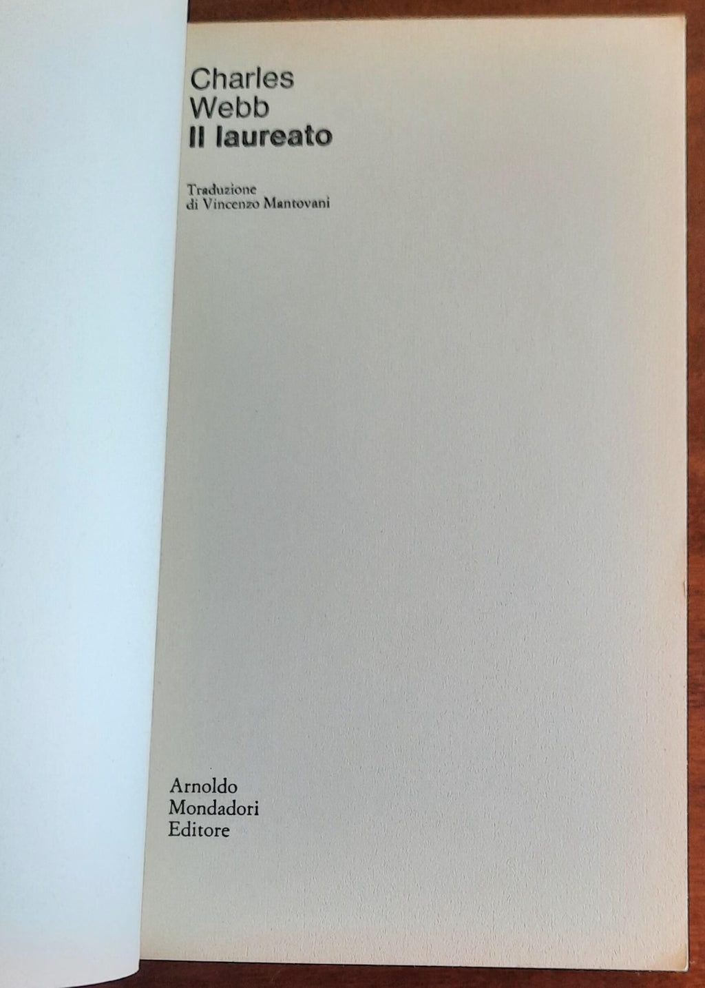 Il laureato - di Charles Webb - Mondadori