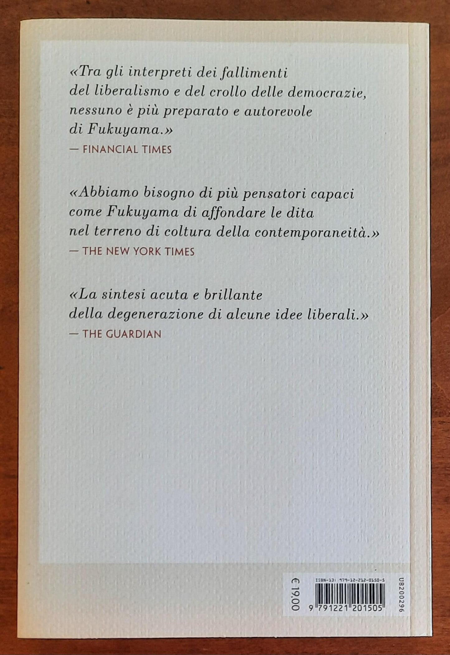 Il liberalismo e i suoi oppositori - di Francis Fukuyama