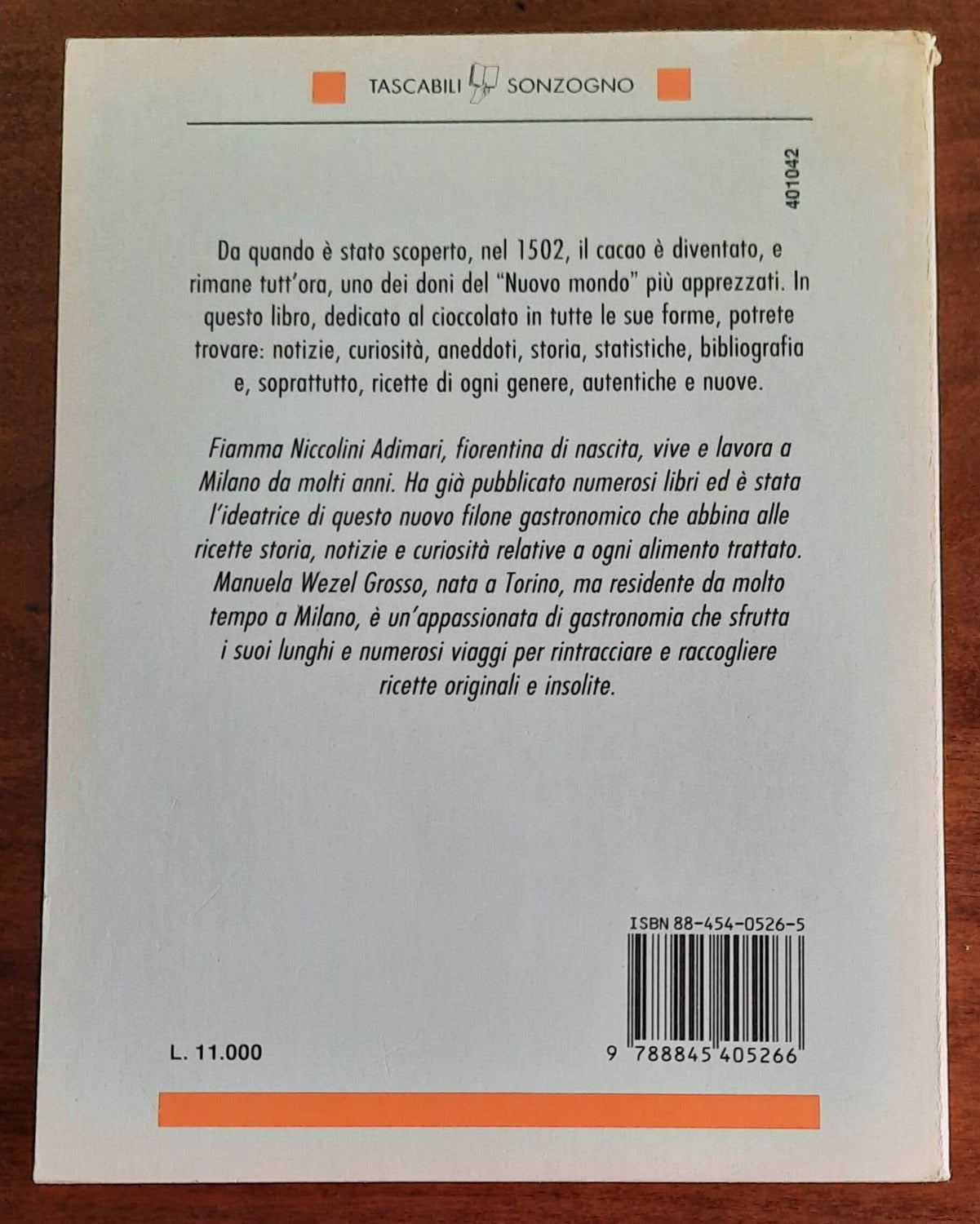 Il libro della cioccolata. Storia, curiosità, ricette