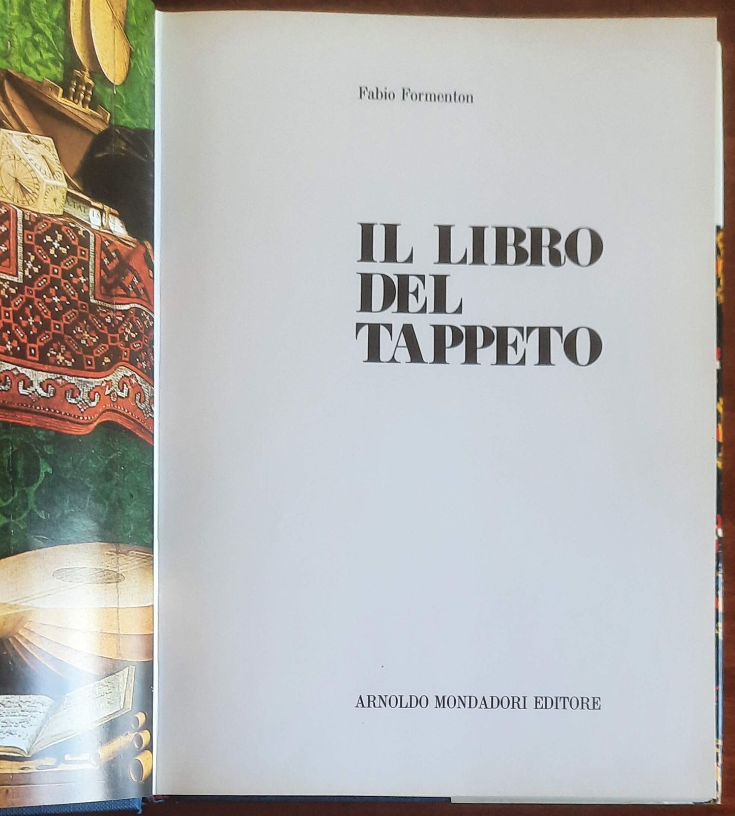 Il libro del tappeto - Fabio Formenton - Mondadori