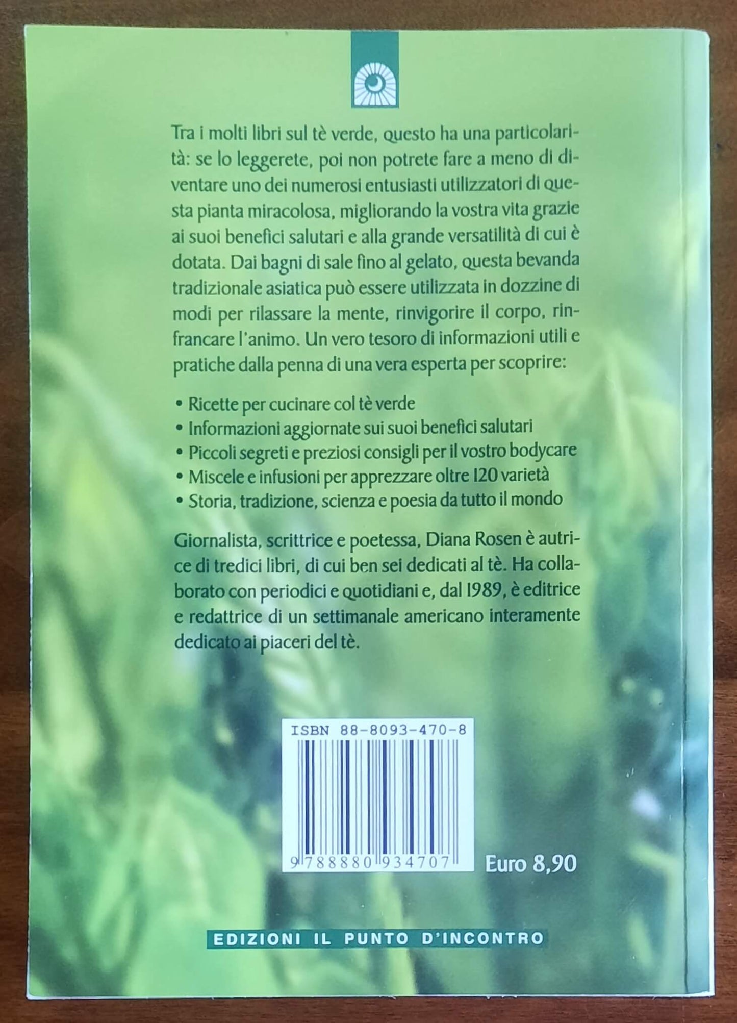 Il libro del tè verde - Diana Rosen - Edizioni Il Punto d'Incontro