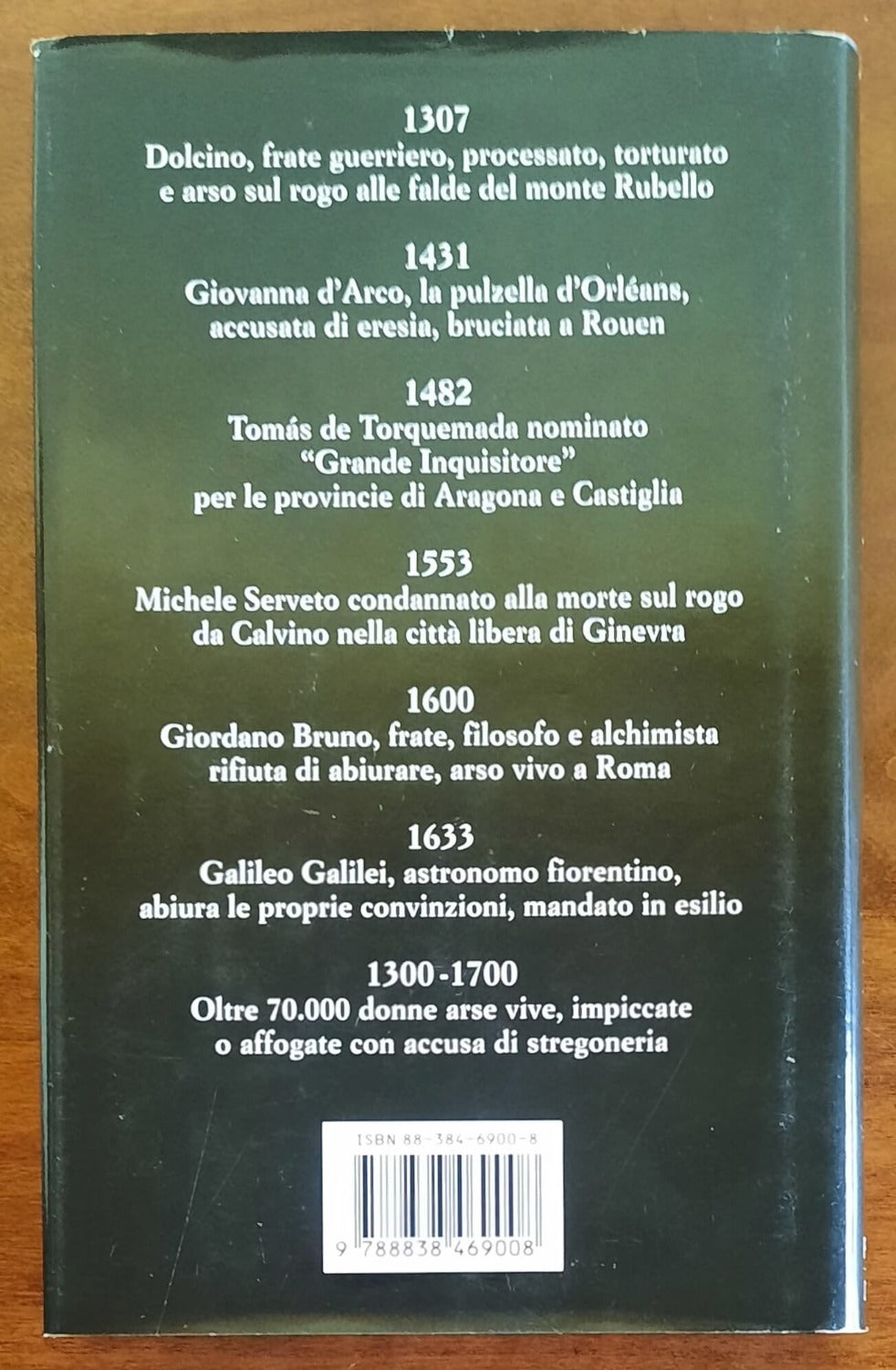 Il libro nero dell’Inquisizione. La ricostruzione dei grandi processi