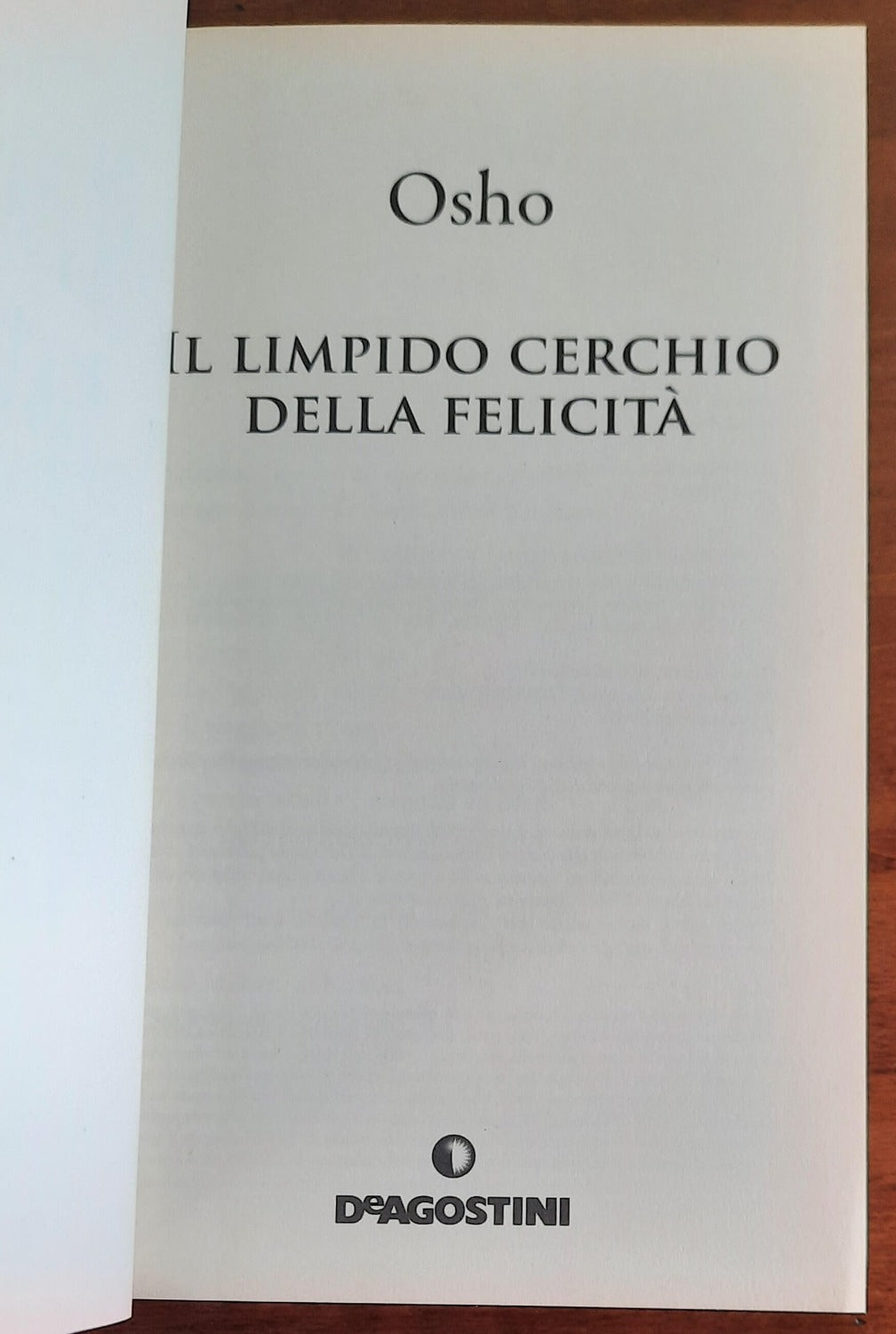 Il limpido cerchio della felicità