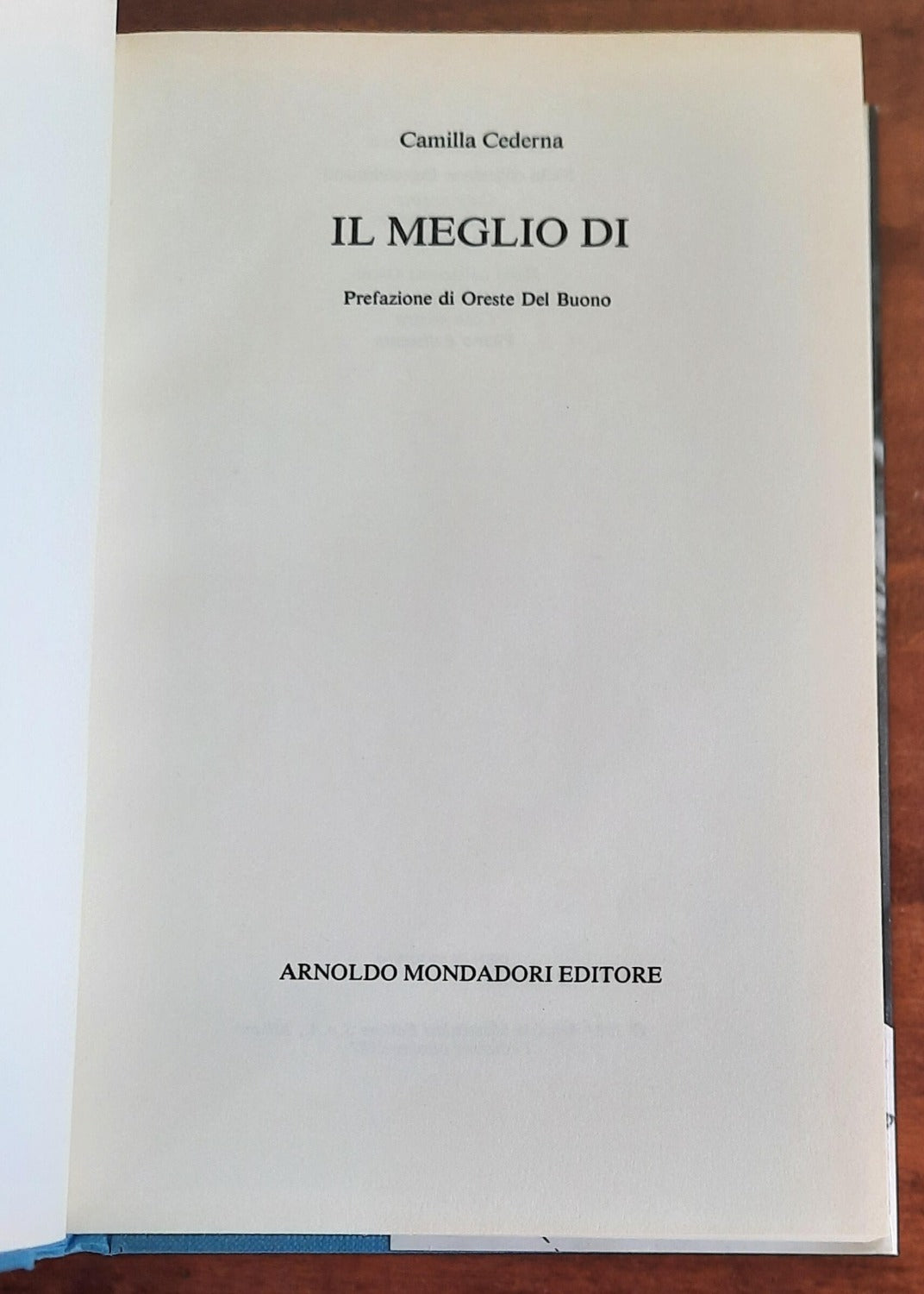 Il meglio di Camilla Cederna - Mondadori