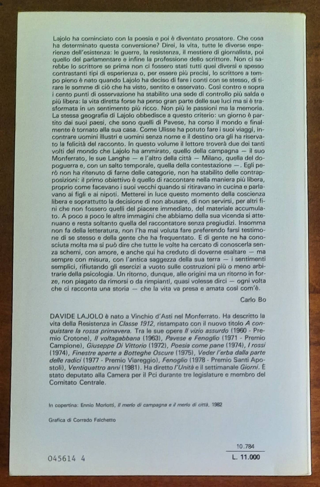 Il merlo di campagna e il merlo di città