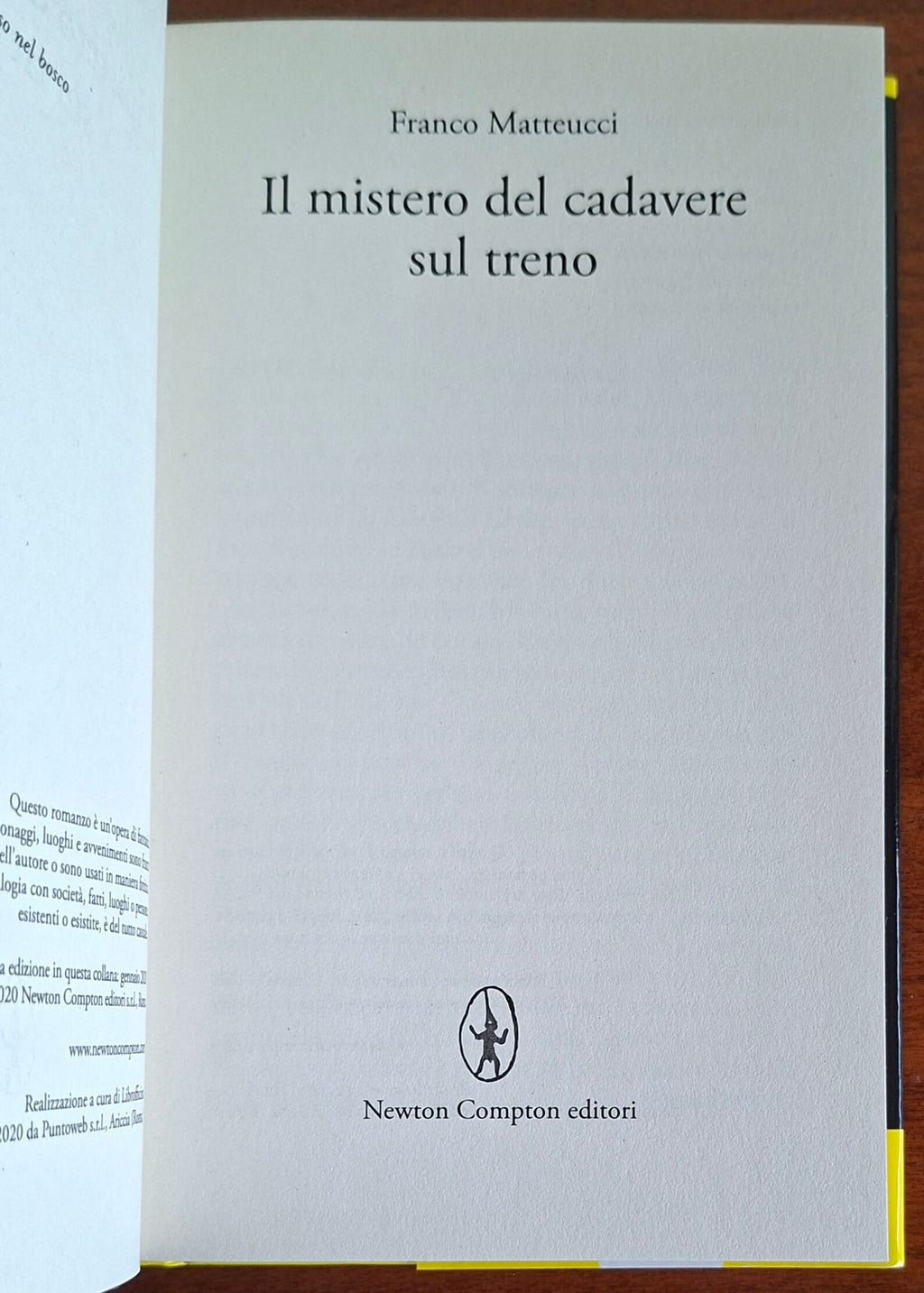 Il mistero del cadavere sul treno. Le indagini dell'ispettore Santoni