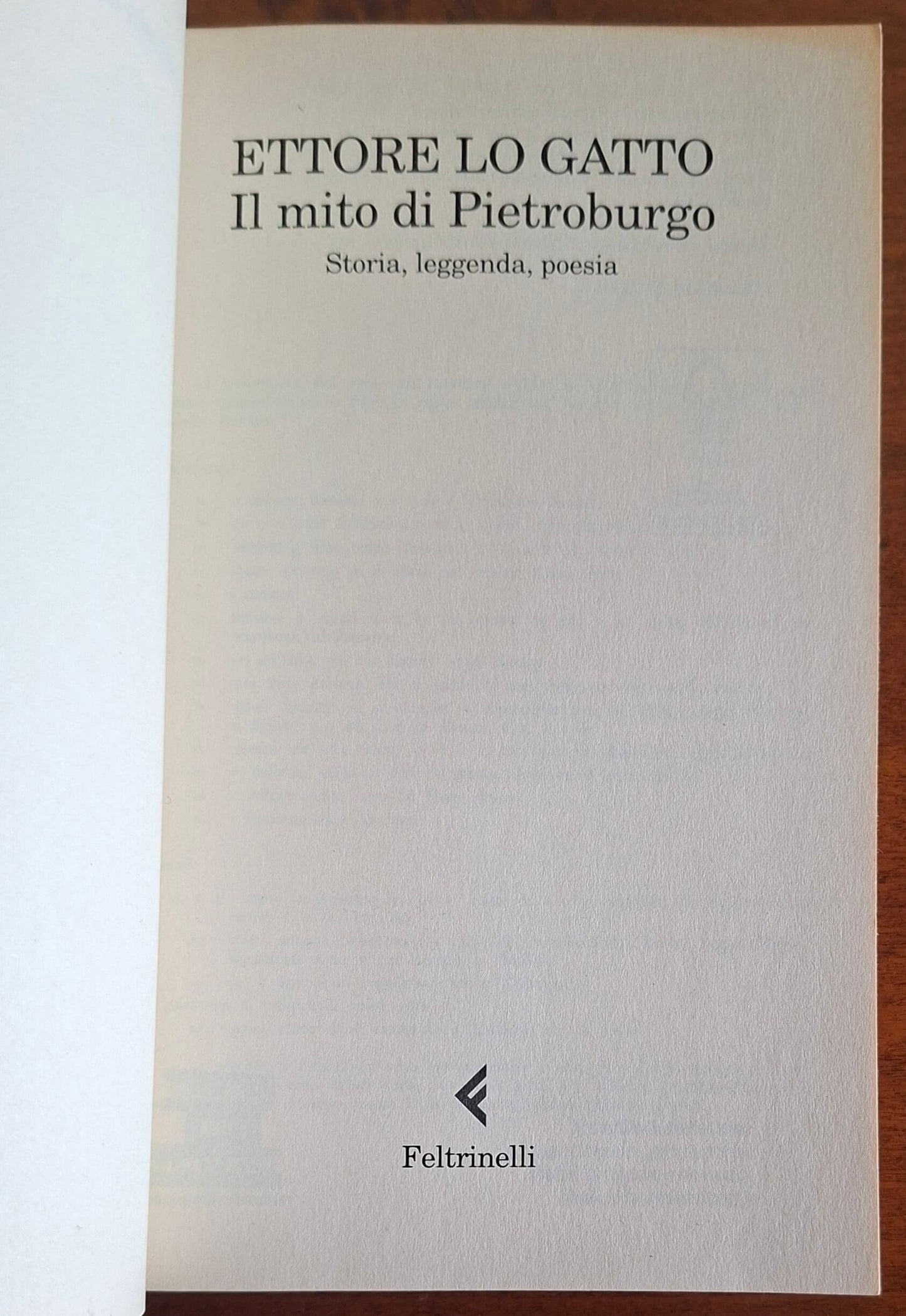 Il mito di Pietroburgo. Storia, leggenda, poesia - Feltrinelli