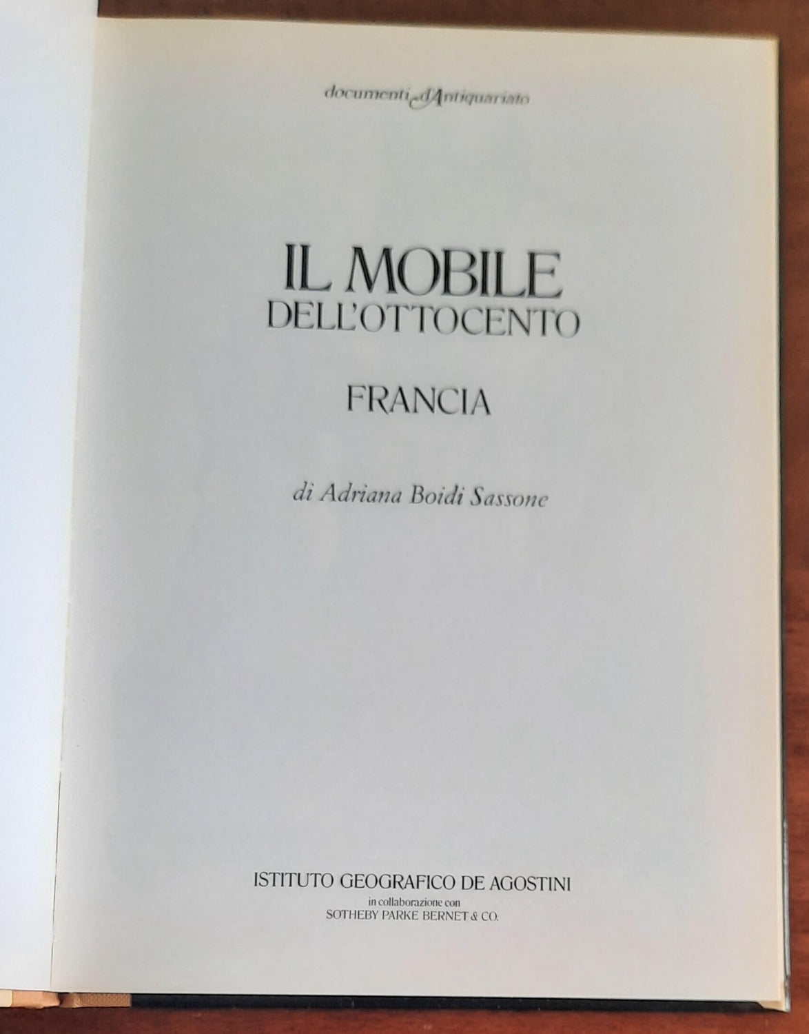 Il mobile dell’Ottocento. Francia - De Agostini