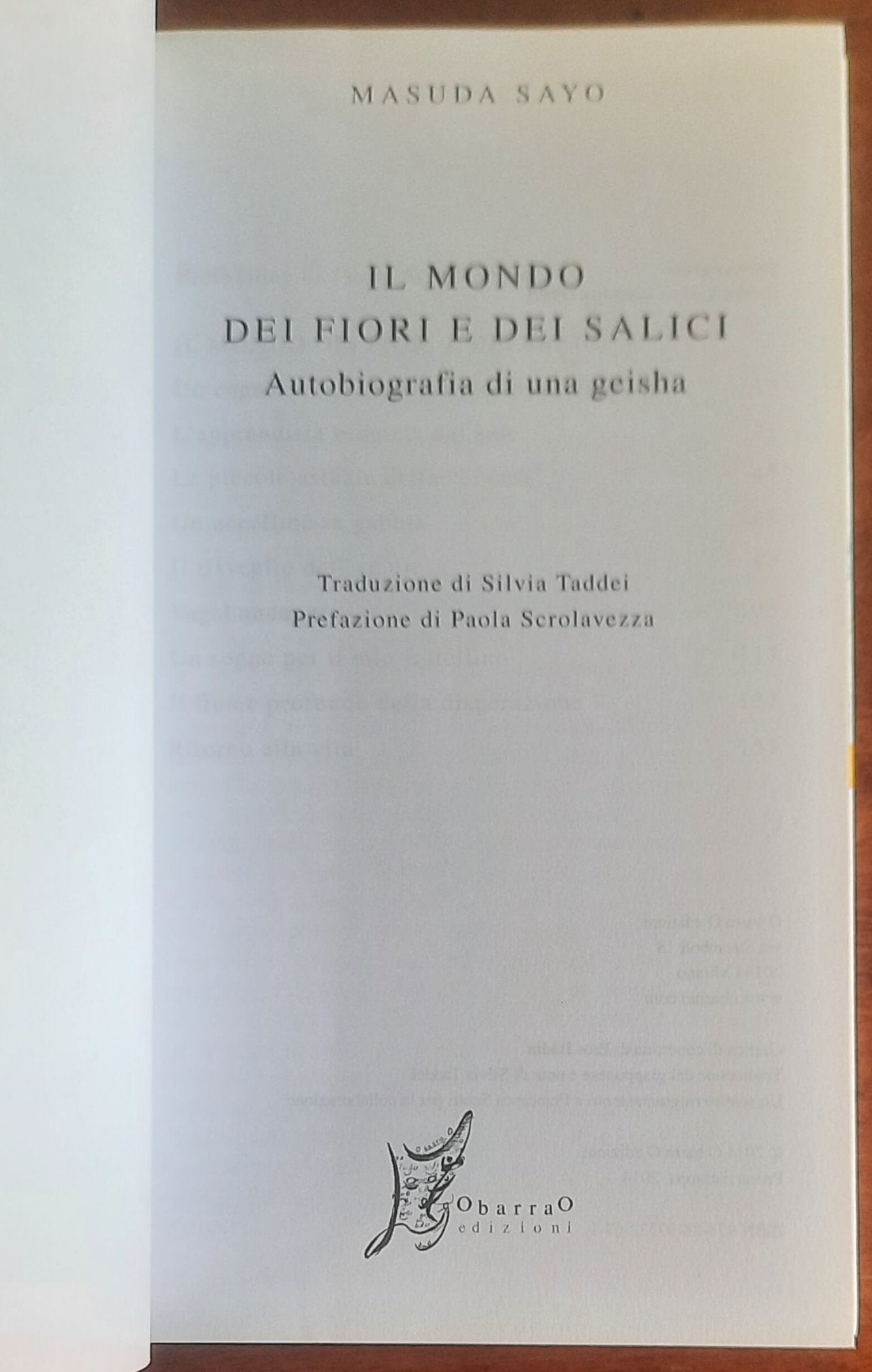 Il mondo dei fiori e dei salici. Autobiografia di una geisha