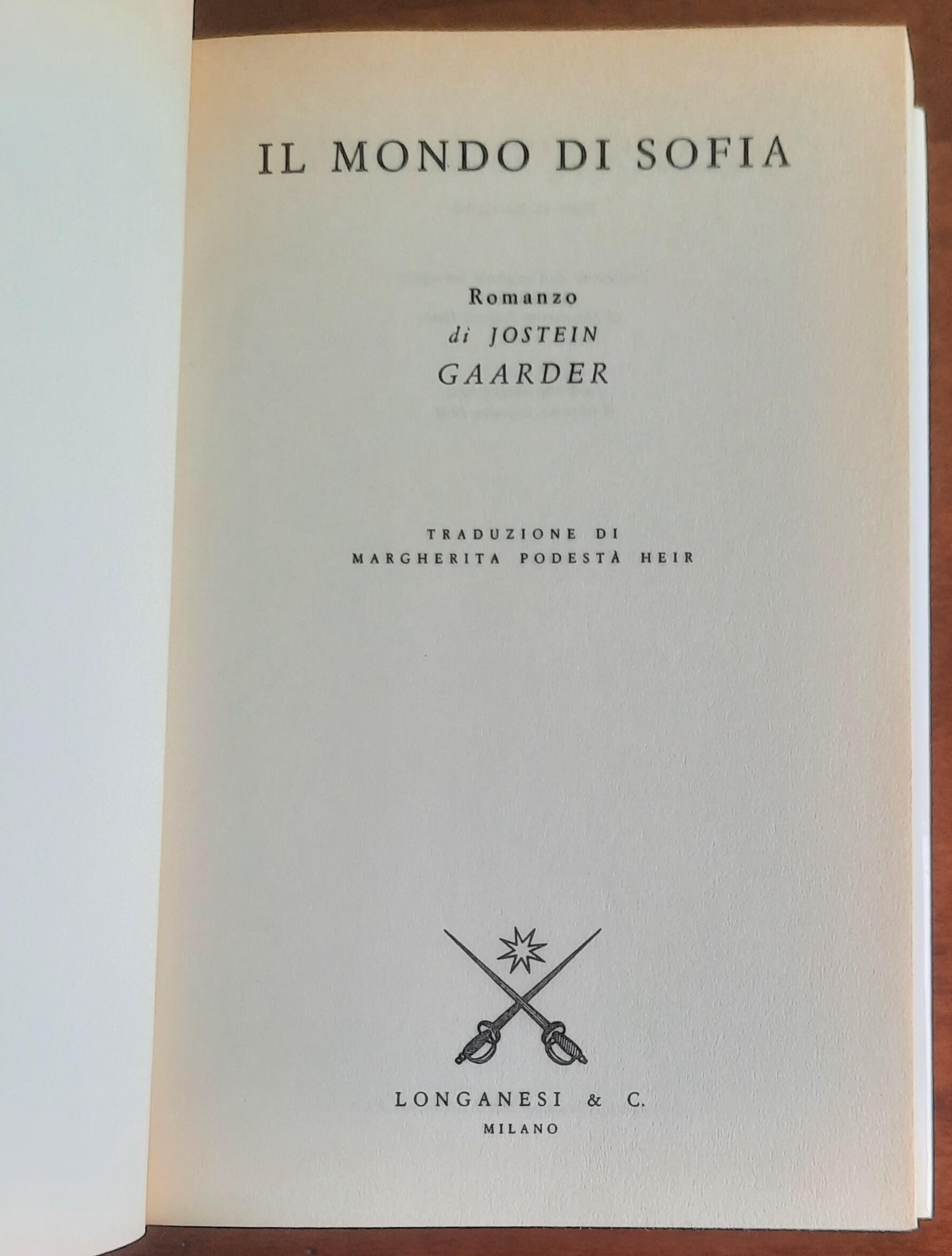 Il mondo di Sofia. Romanzo sulla storia della filosofia - Longanesi