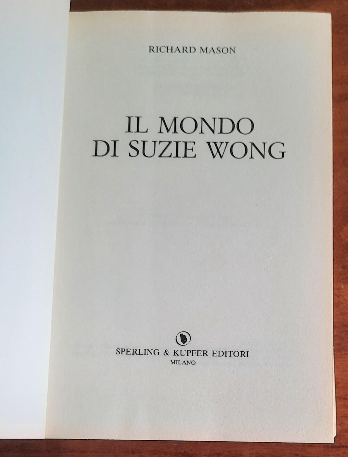 Il mondo di Suzie Wong - di Richard Mason