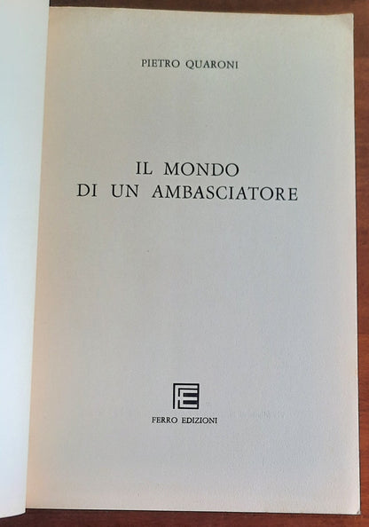 Il mondo di un ambasciatore