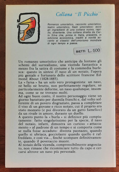 Il naso di un notaio - di Edmond About - Collana Umoristica Bietti