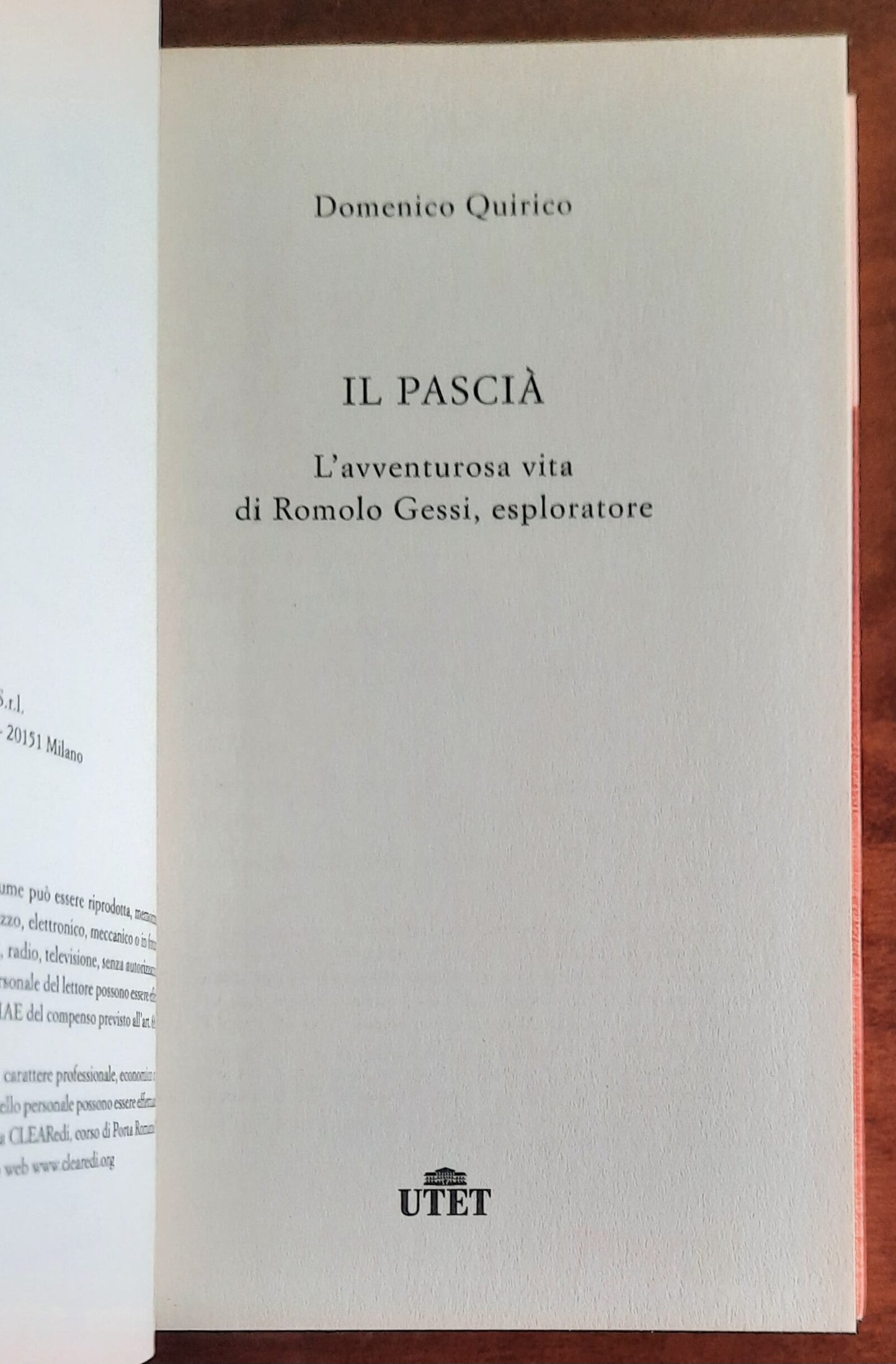 Il pascià. L’avventurosa vita di Romolo Gessi, esploratore