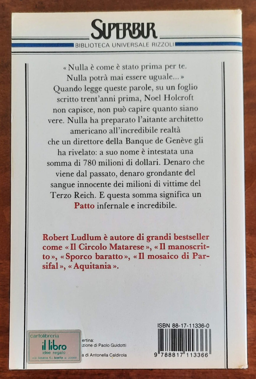 Il patto - di Robert Ludlum - Rizzoli