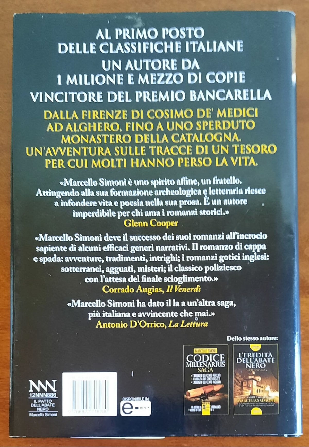 Il patto dell’abate nero. Secretum saga - di Marcello Simoni