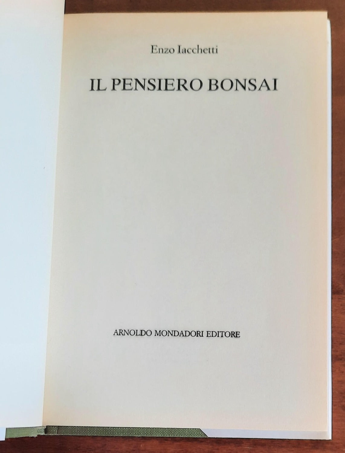 Il pensiero bonsai - di Enzo Iachetti