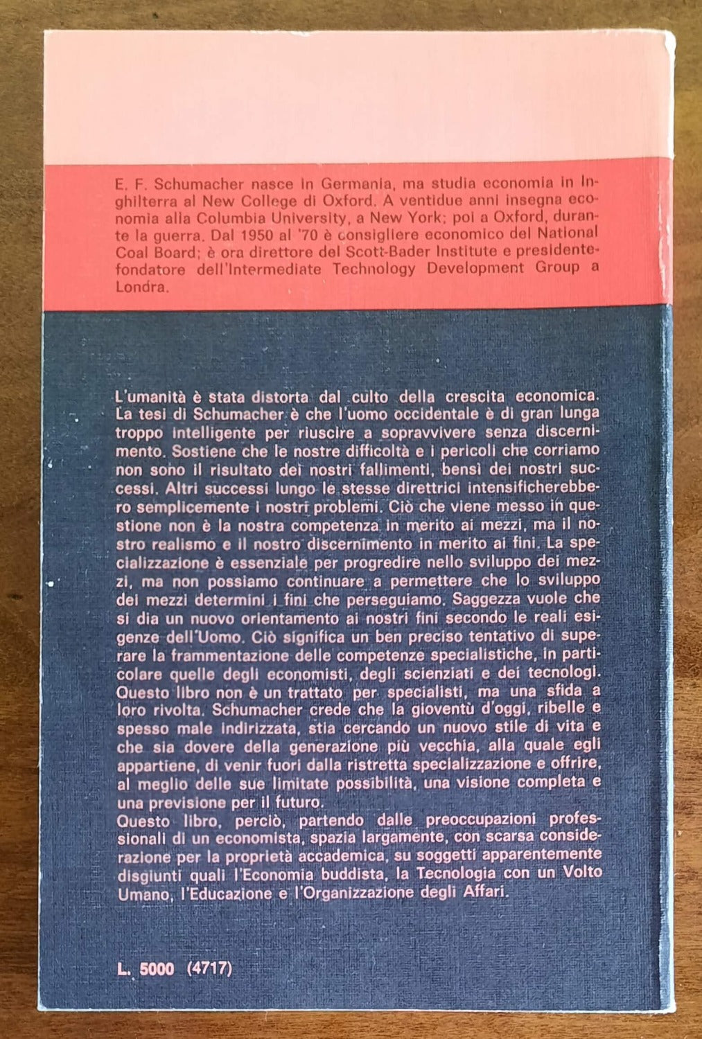 Il piccolo è bello - di E. F. Schumacher