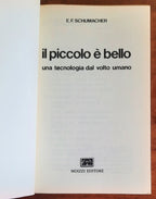 Il piccolo è bello - di E. F. Schumacher