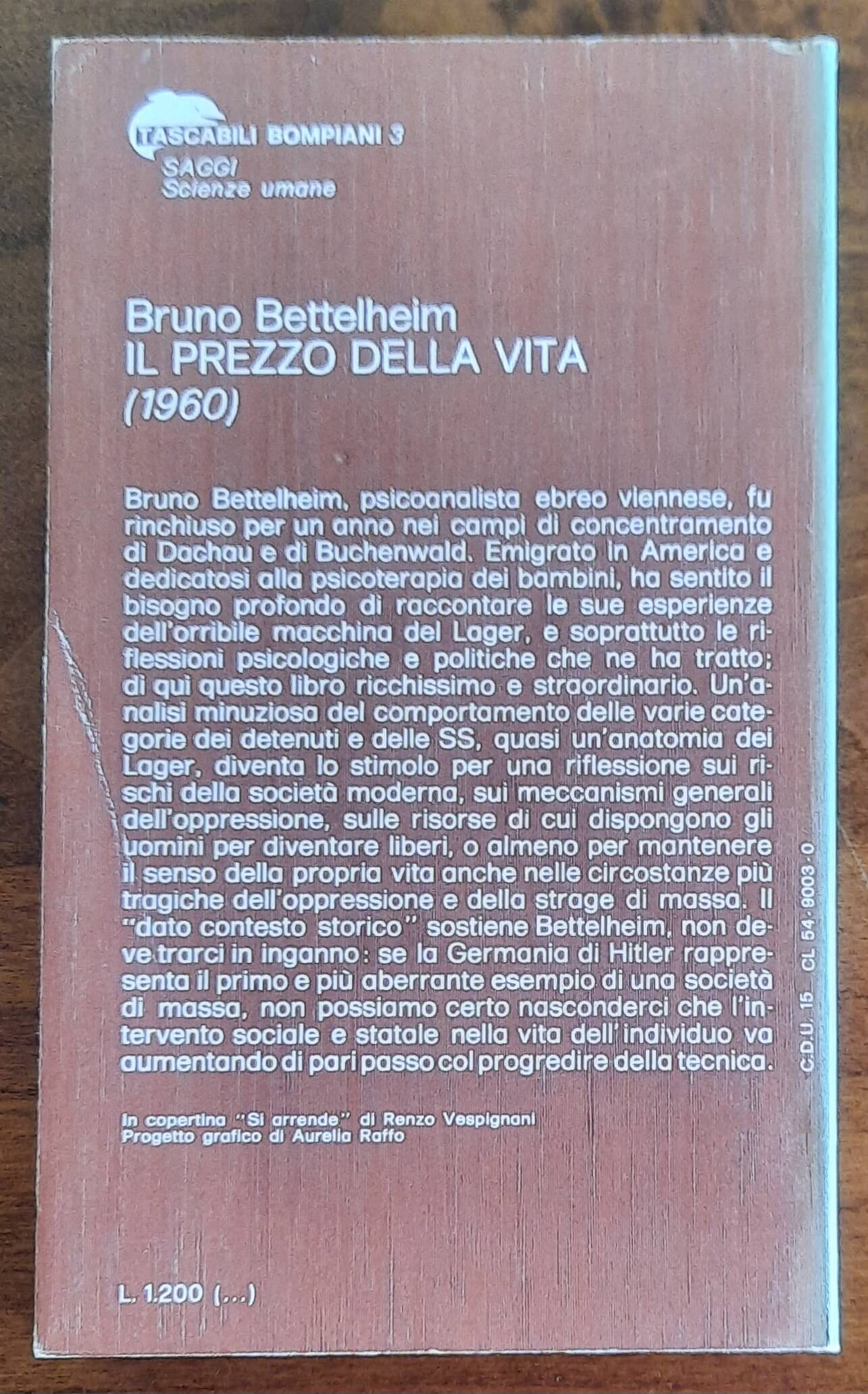 Il prezzo della vita. La psicoanalisi e i campi di concentramento nazisti