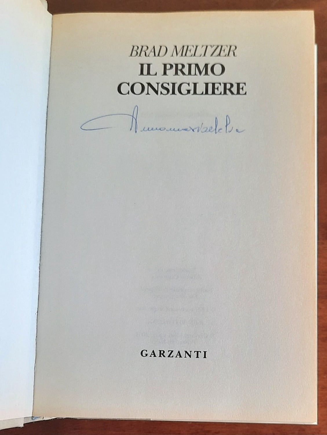 Il primo consigliere - di Brad Meltzer