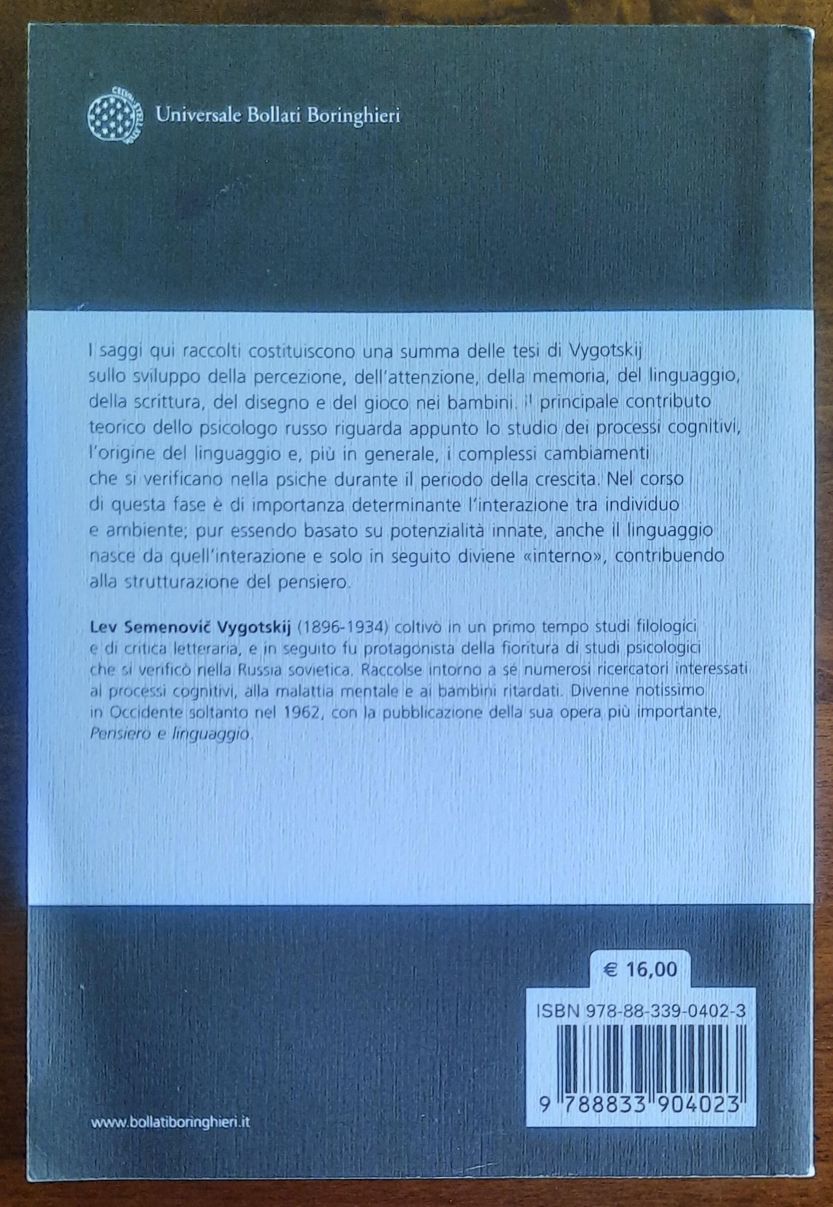 Il processo cognitivo - Bollati Boringhieri