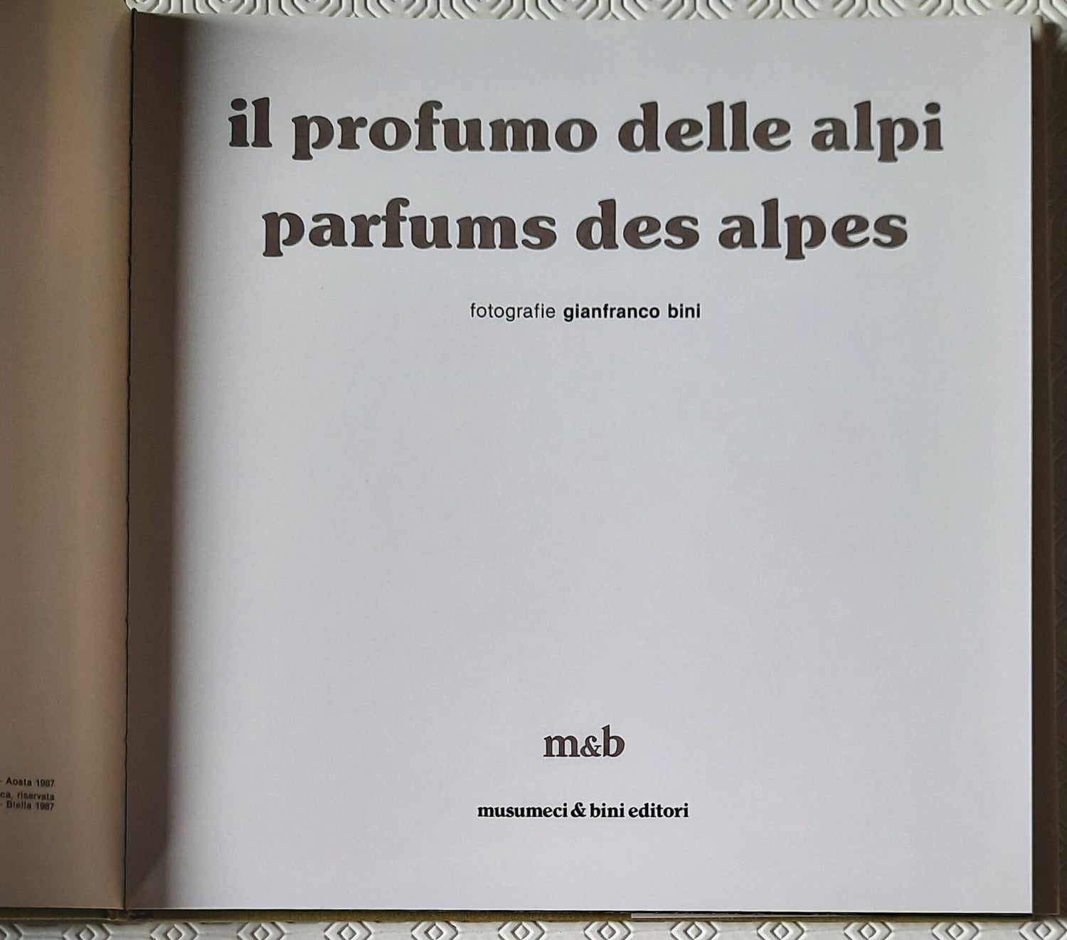 Il profumo delle Alpi