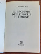 Il profumo delle foglie di limone - di Clara Sánchez - 2012