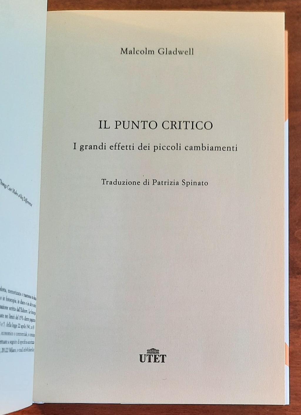 Il punto critico. I grandi effetti dei piccoli cambiamenti - di Malcolm Gladwell