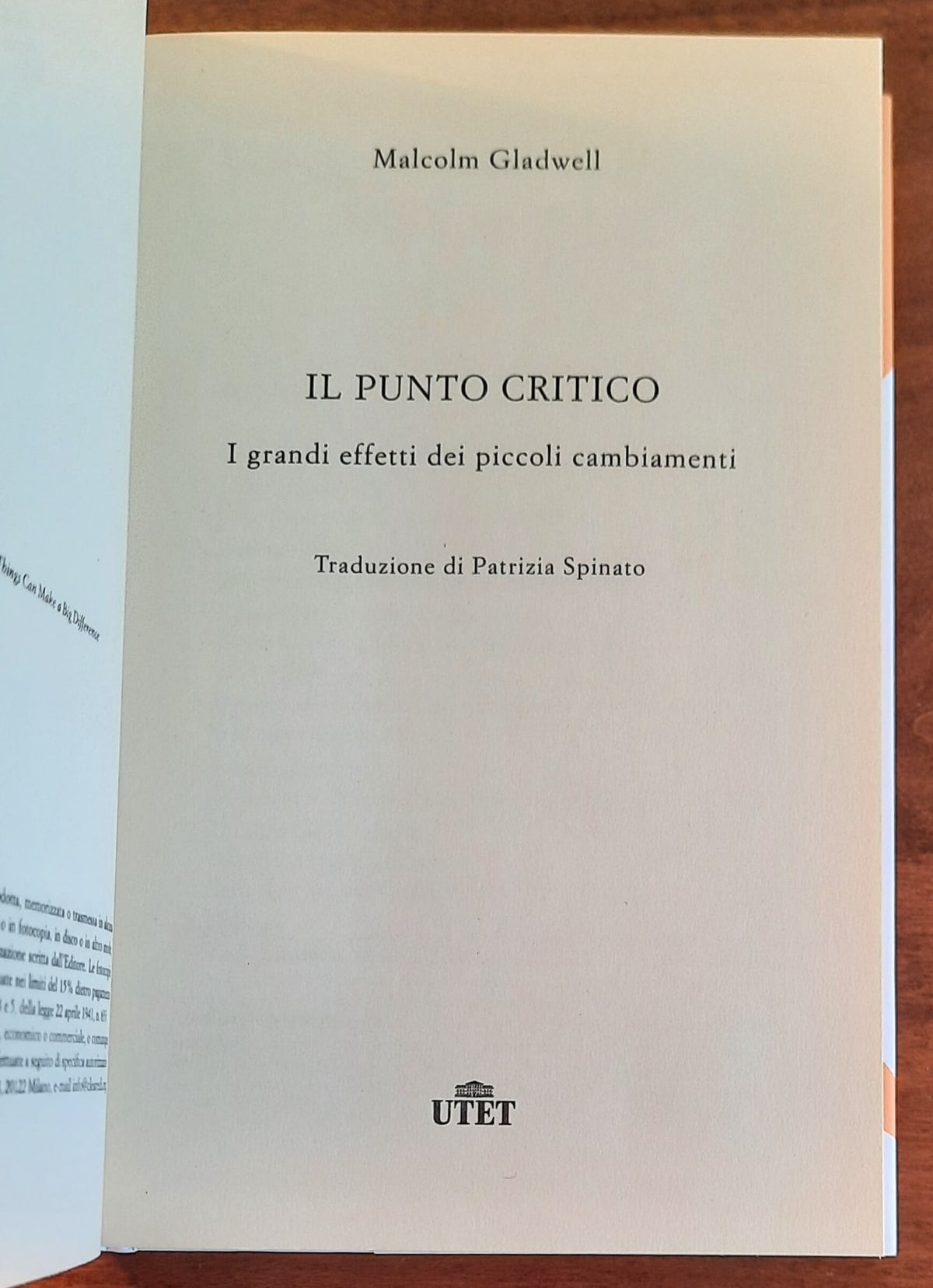 Il punto critico. I grandi effetti dei piccoli cambiamenti - di Malcolm Gladwell