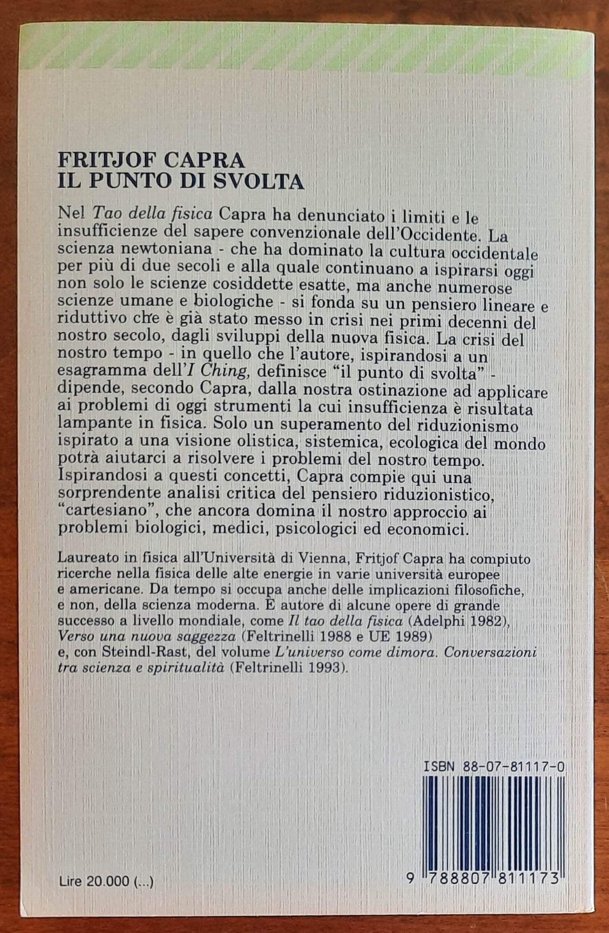 Il punto di svolta. Scienza, società e cultura emergente