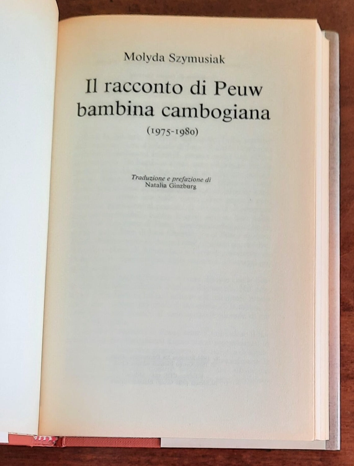 Il racconto di Peuw, bambina cambogiana (1975-1980)