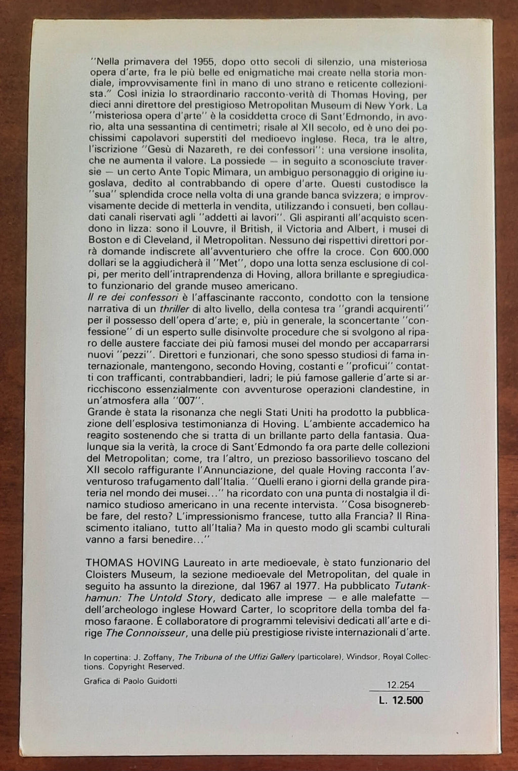 Il re dei confessori - di Thomas Hoving - Rizzoli