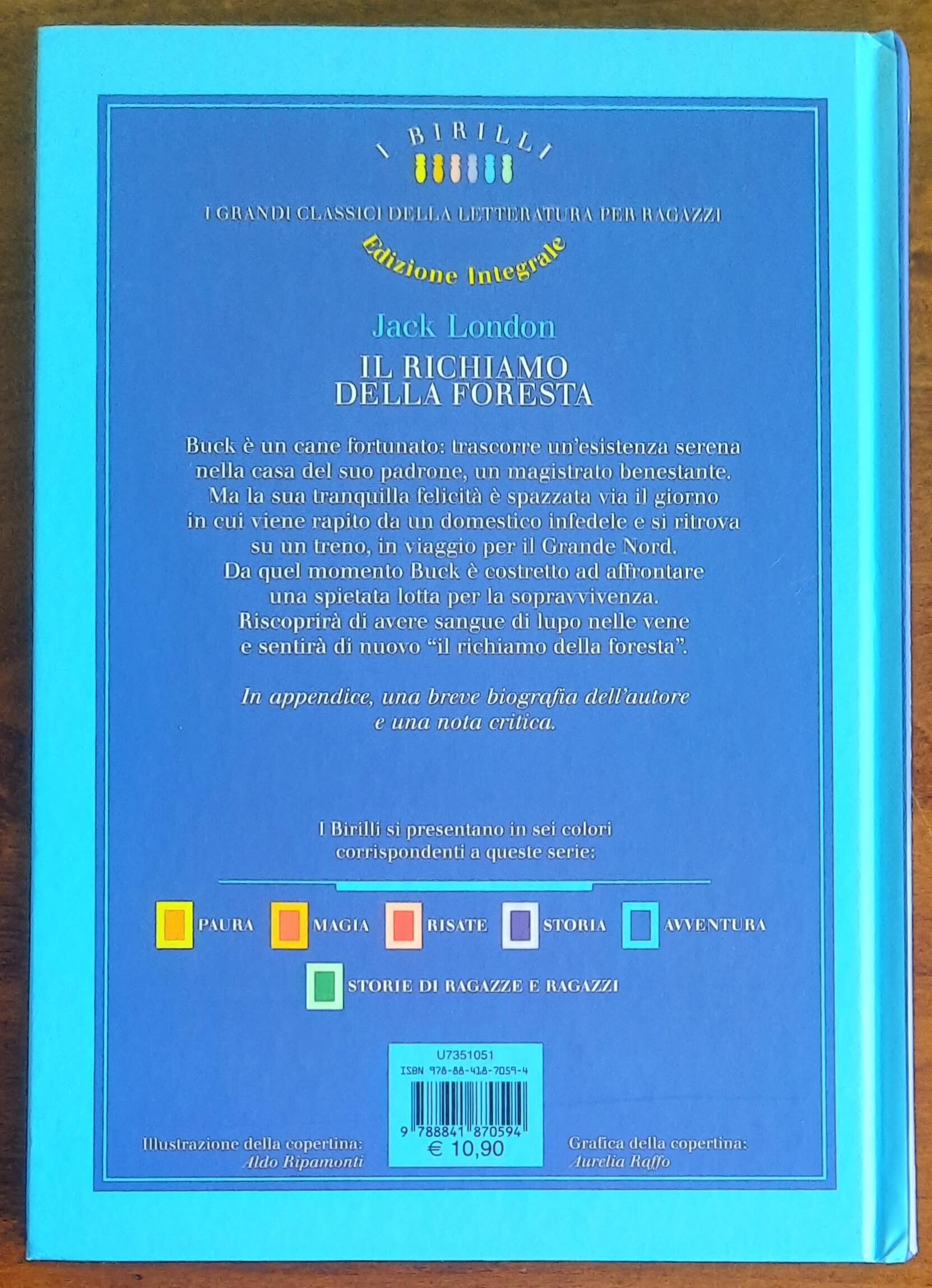Il richiamo della foresta - Jack London - De Agostini (I birilli)
