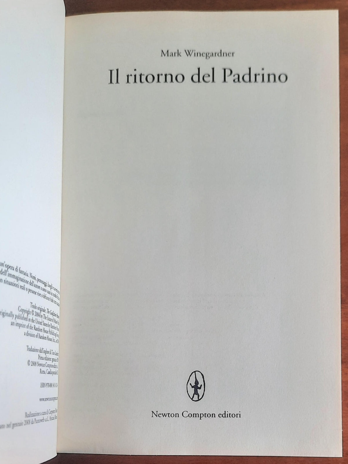 Il ritorno del padrino - di Mark Winegardner