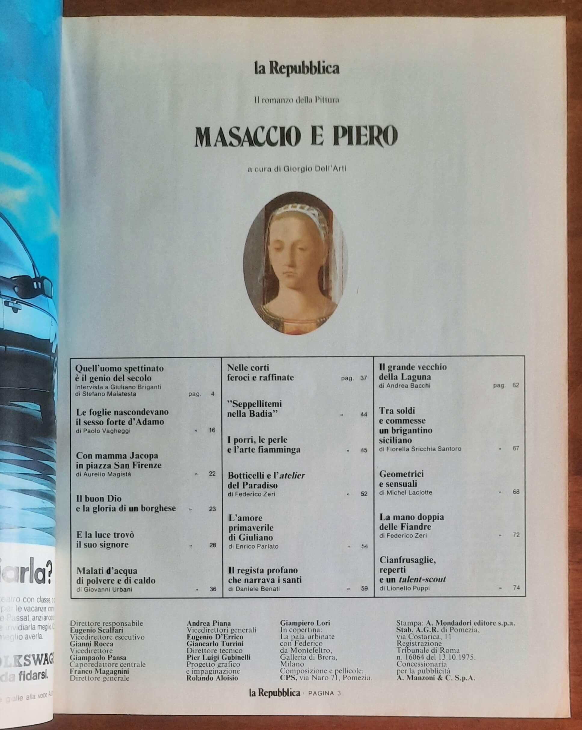 Il romanzo della Pittura. Masaccio e Piero - La Repubblica