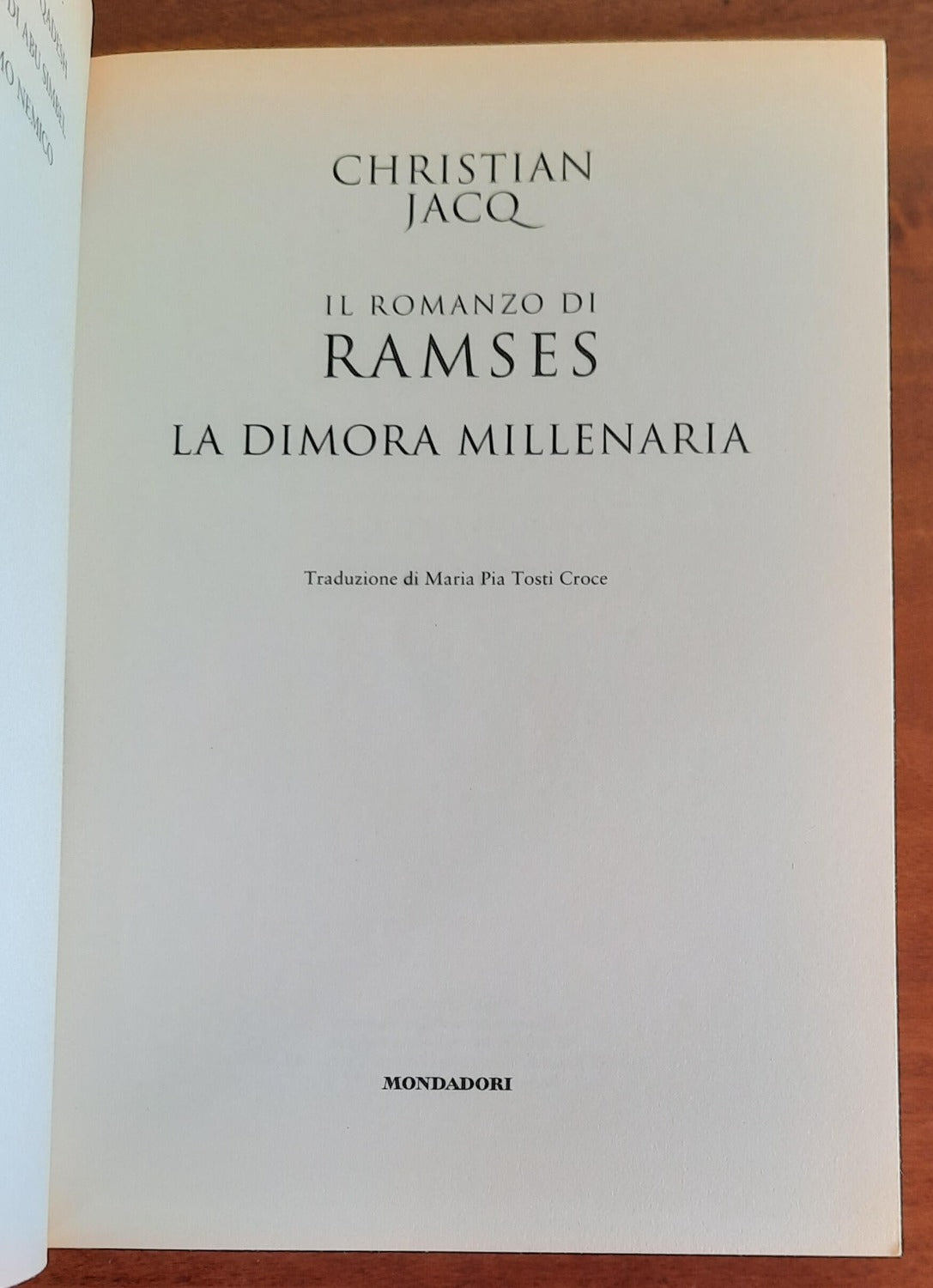 La dimora millenaria - Il romanzo di Ramses vol.2