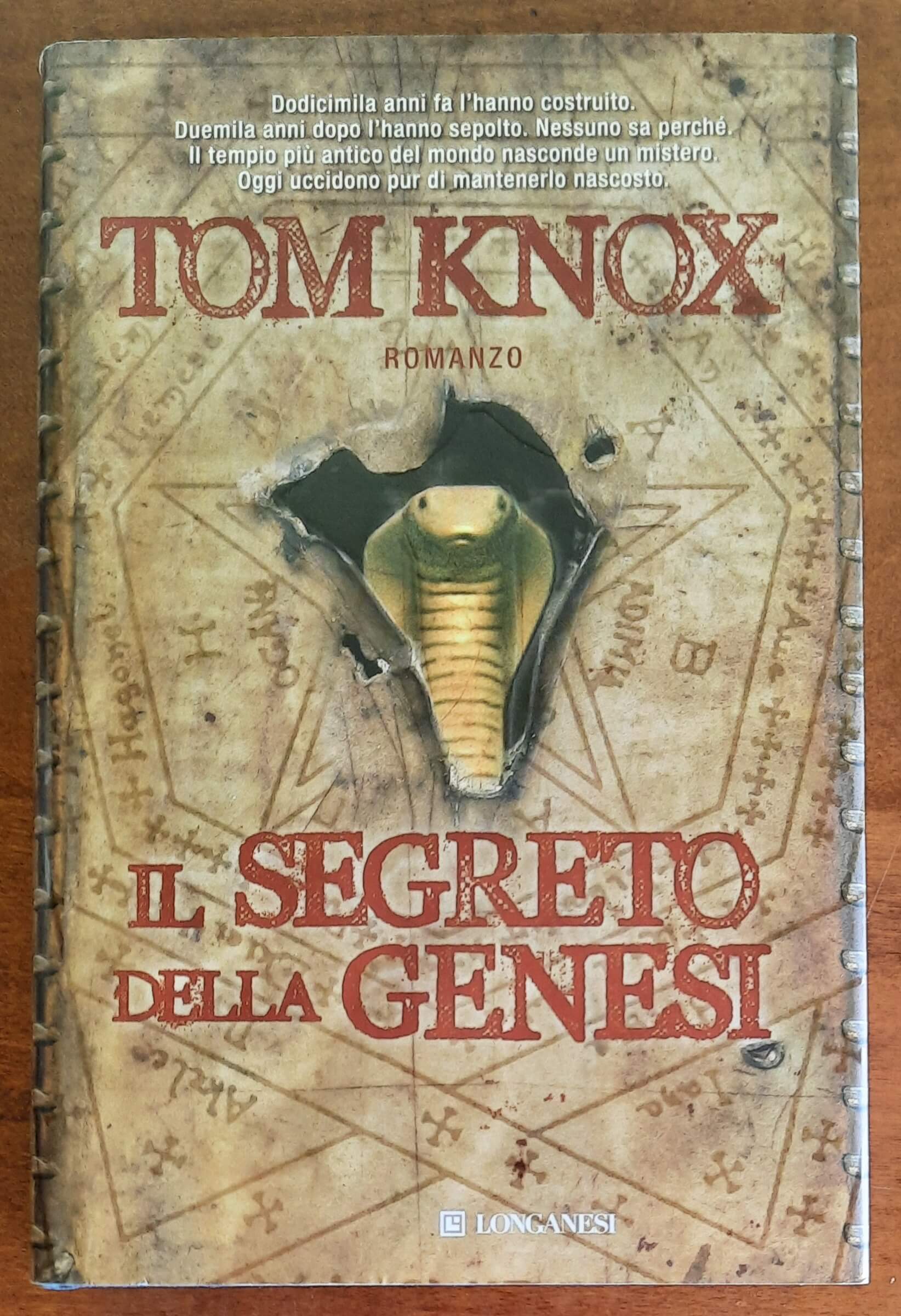 Il segreto della Genesi - di Tom Knox - Longanesi