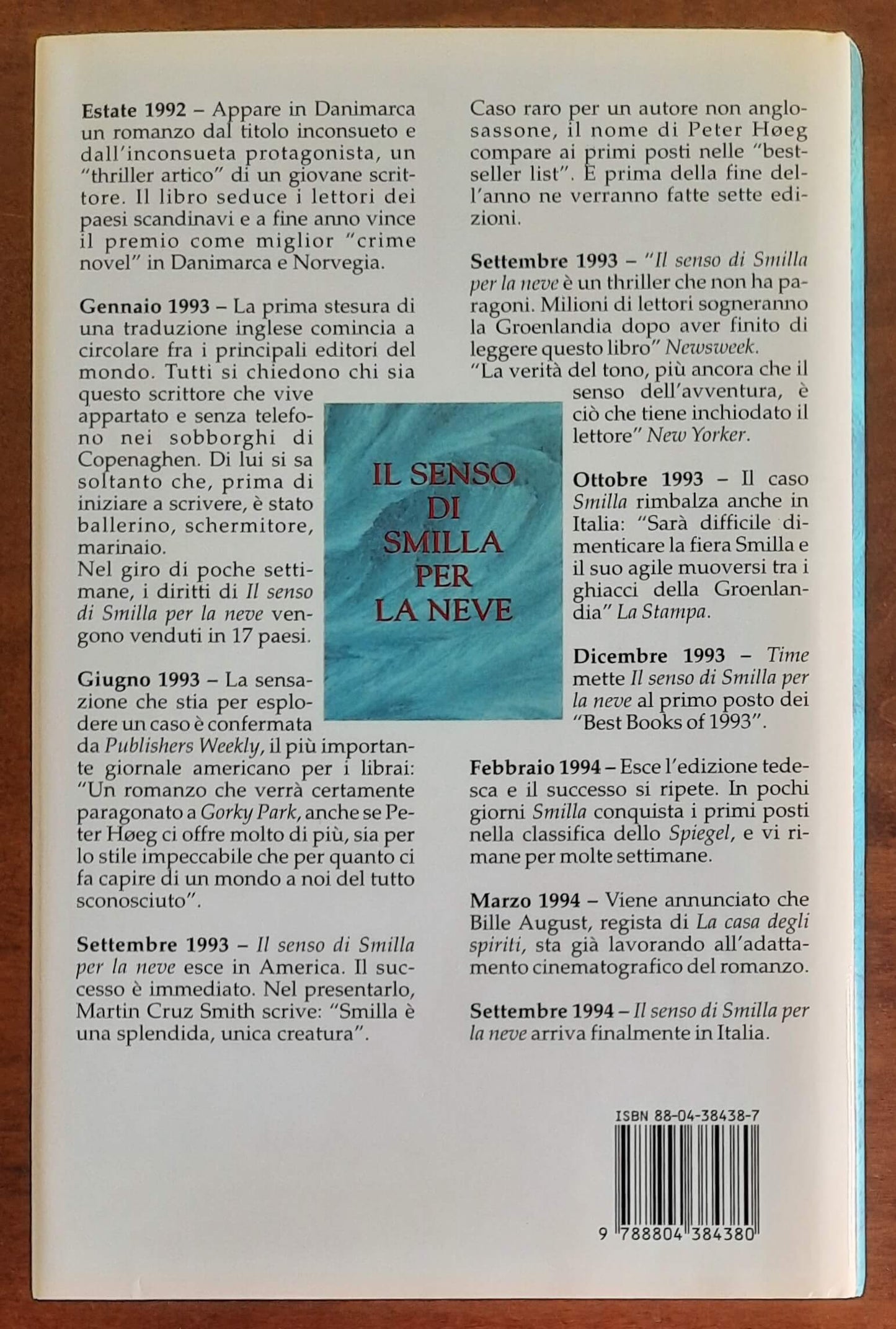 Il senso di Smilla per la neve - di Peter Hoeg - Mondadori