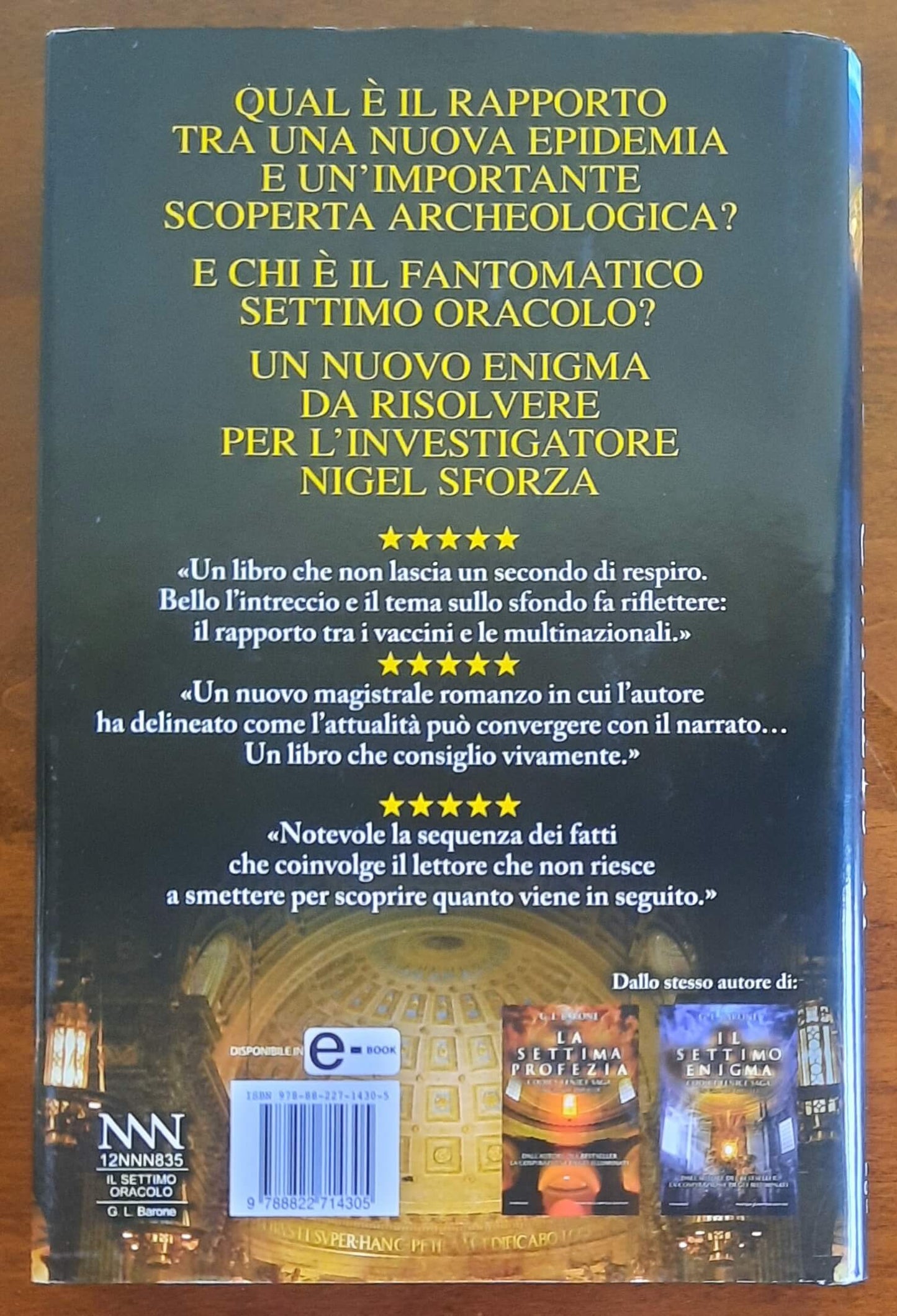 Il settimo oracolo. Codice Fenice saga - di G.L. Barone - Newton Compton